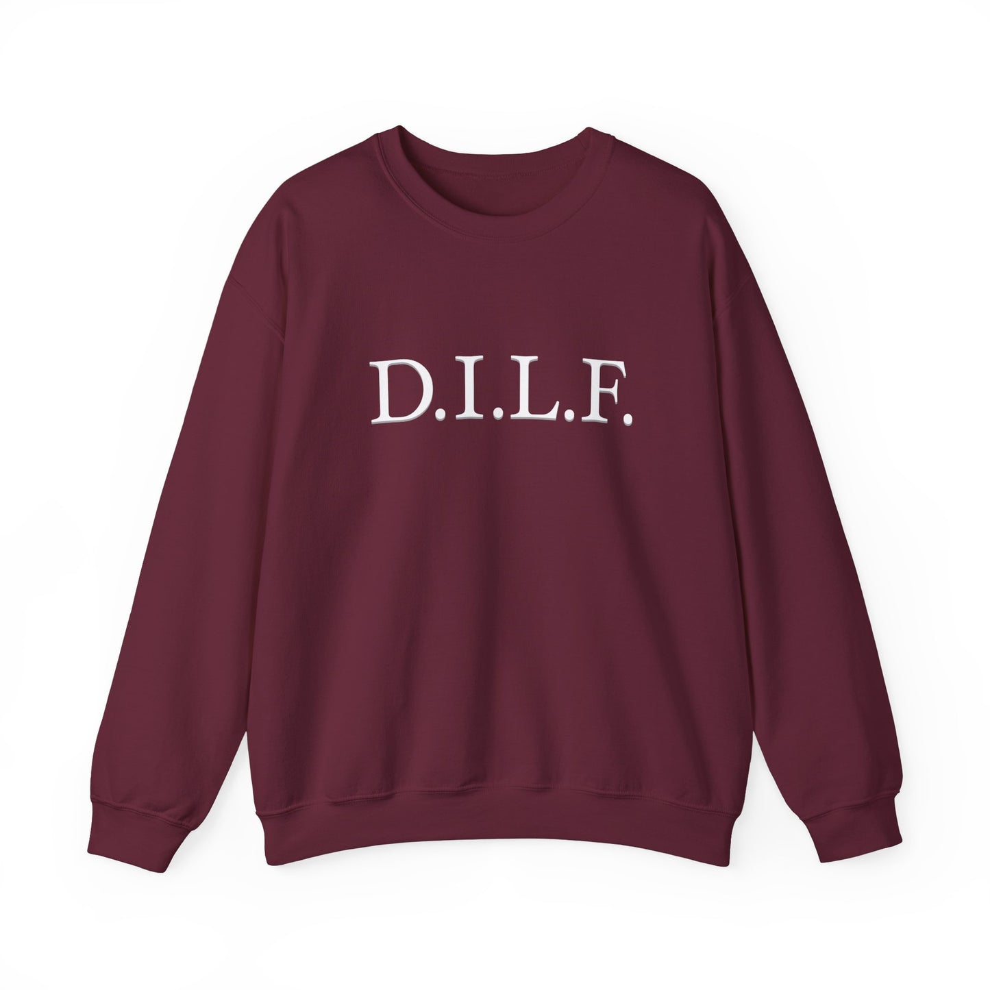"D.I.L.F". Heavy Blend™ Men's Crewneck Sweatshirt