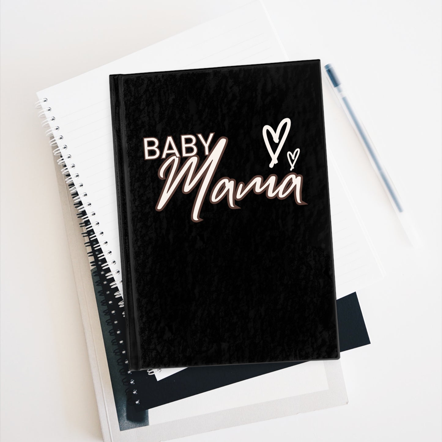 "Baby Mama" Journal - Ruled Line