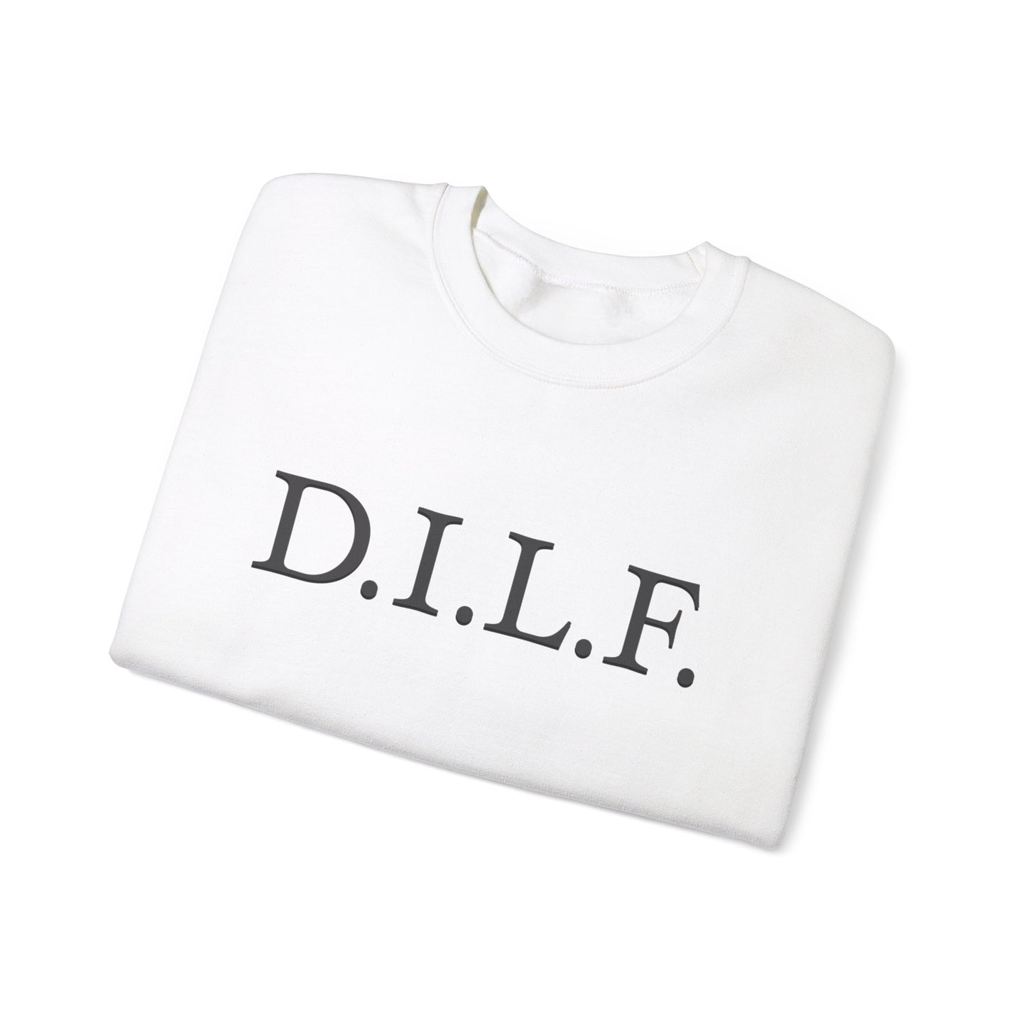 "D.I.L.F". Heavy Blend™ Men's Crewneck Sweatshirt