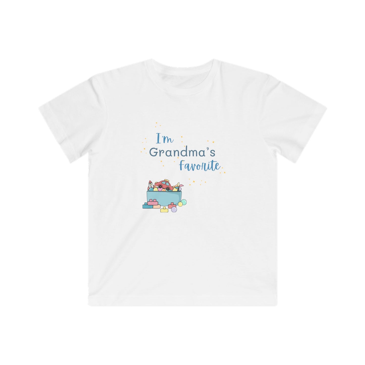 "I'm Grandma's Favorite" Kids Fine Jersey Tee (Unisex)