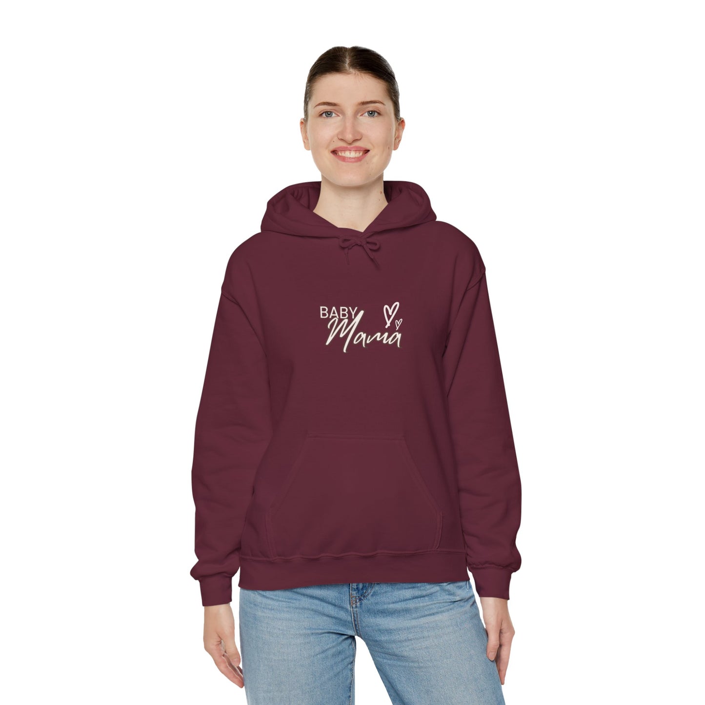 "Baby Mama" Heavy Blend™ Women's Hoodie Sweatshirt