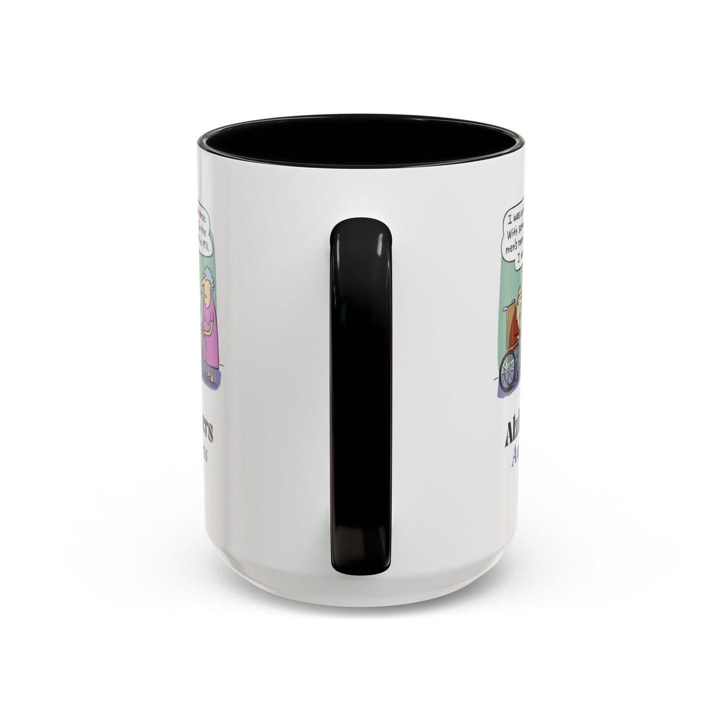 "Alzheimers Awareness" Accent Coffee Mug, 11 Oz and 15 Oz