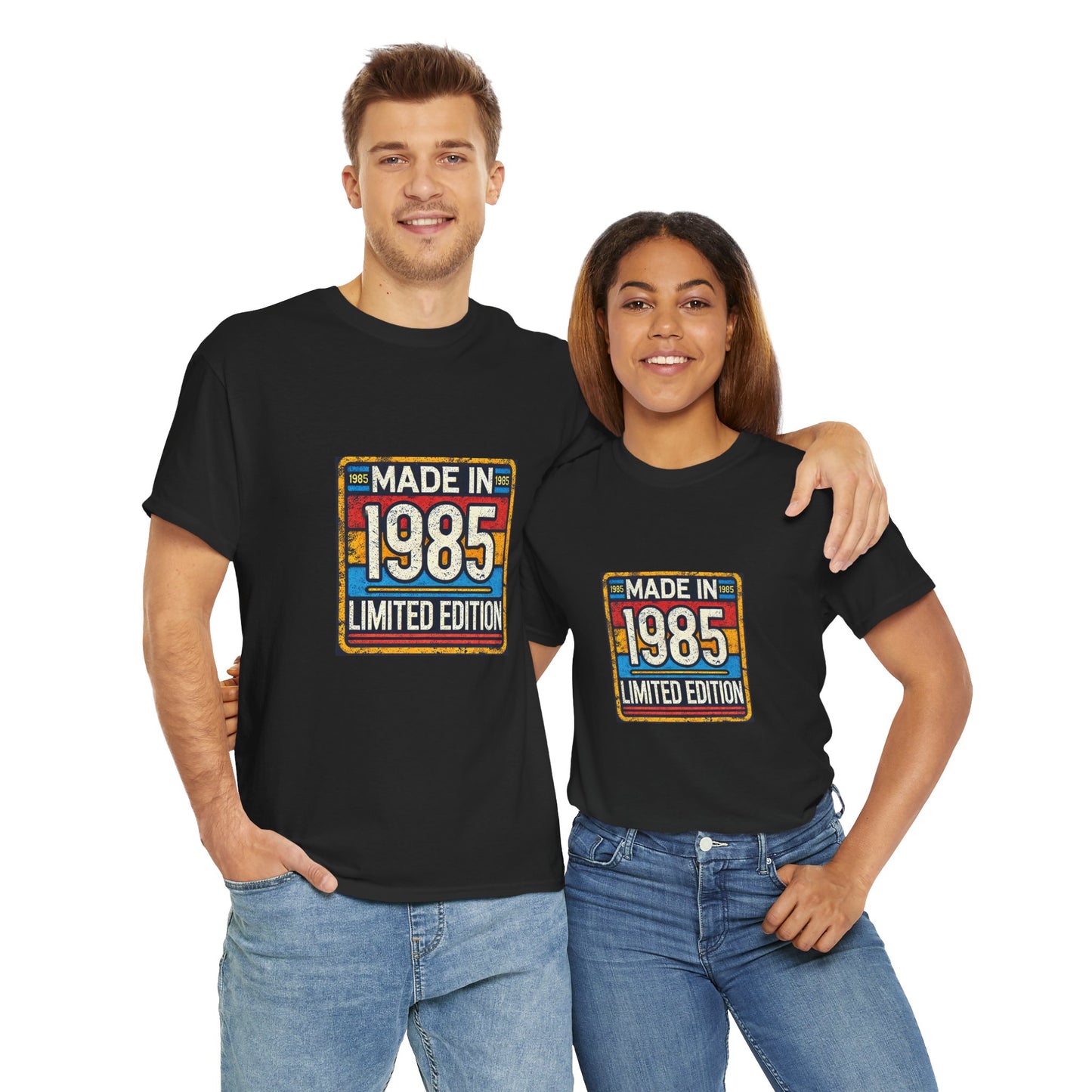 "Made In 1985 Label" 100% Cotton Limited Edition T-Shirt (Unisex)