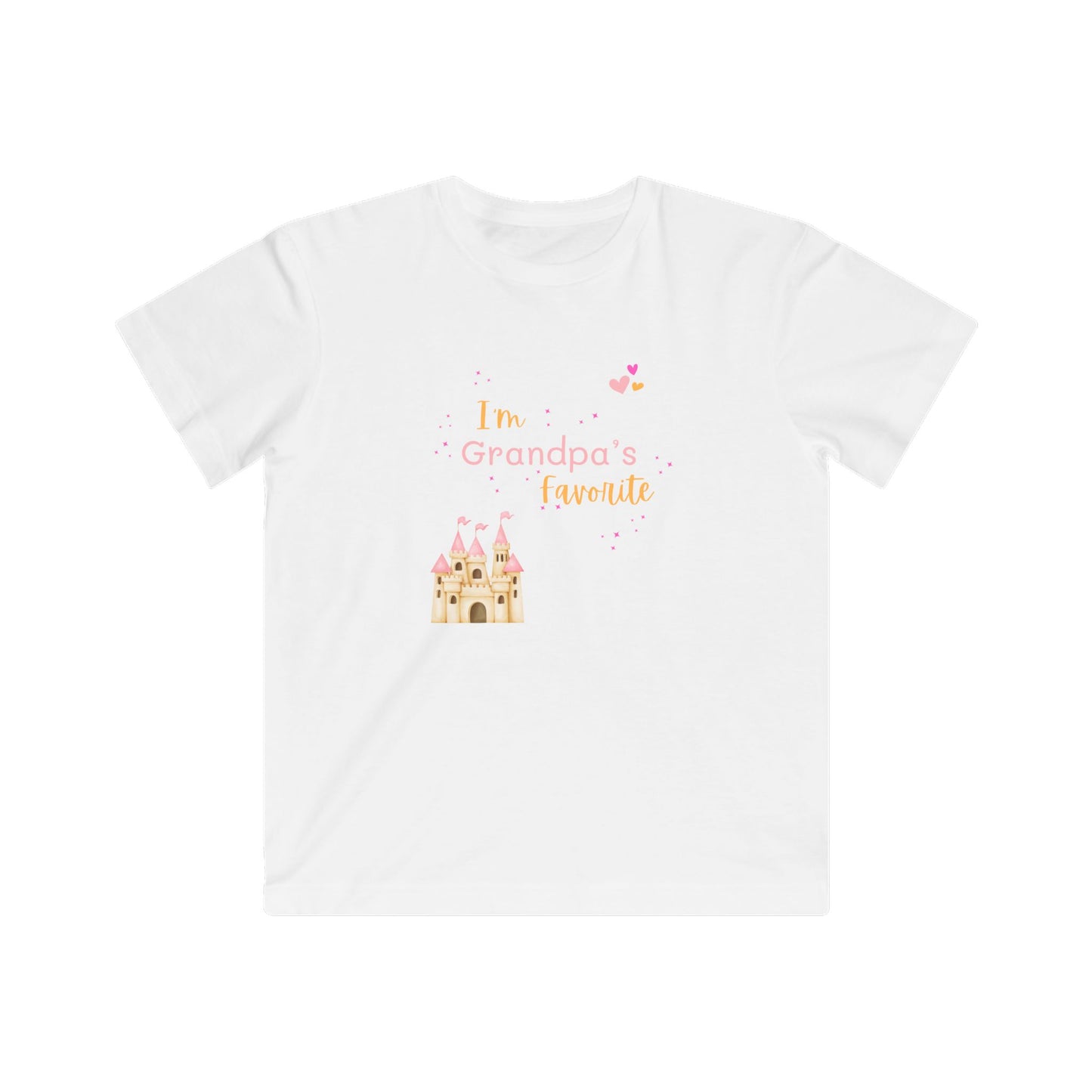 "I'm Grandpa's Favorite" Kids Fine Jersey Tee (Unisex)