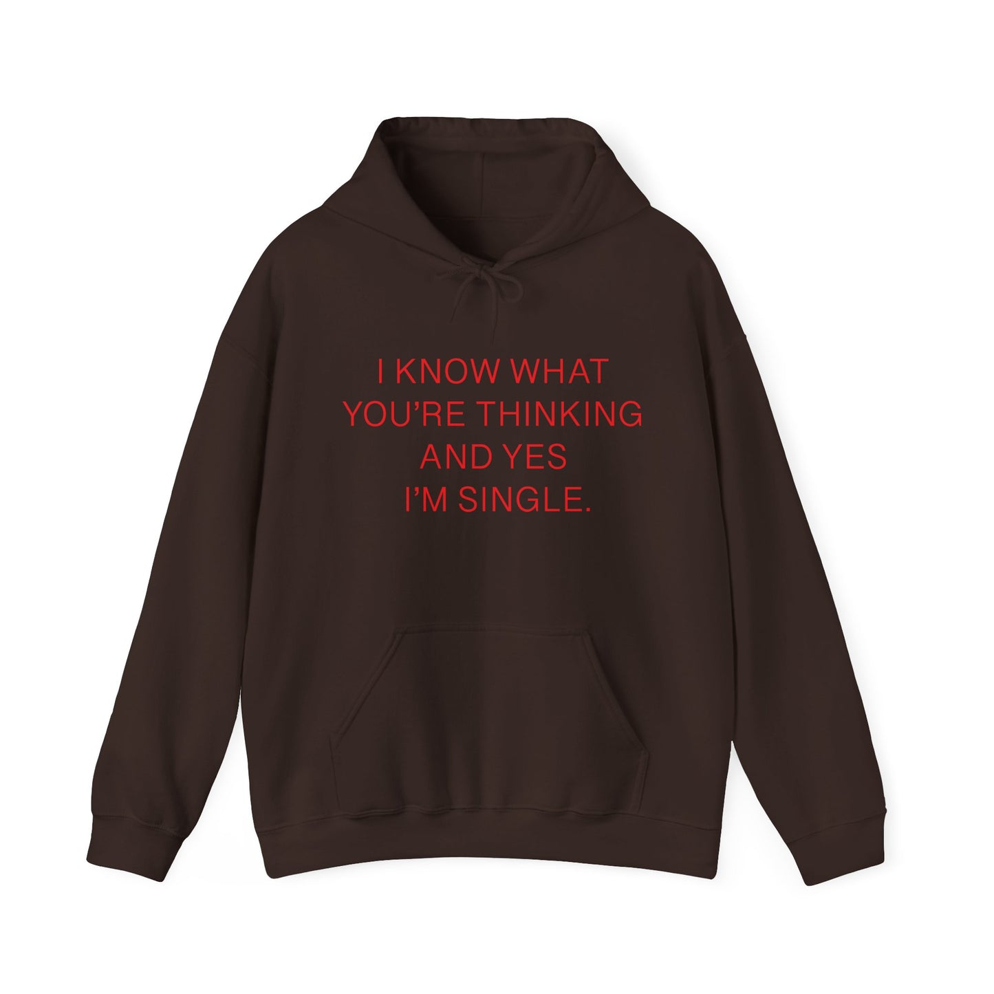 "I Am Single" Heavy Blend™ Hoodie Sweatshirt (Unisex)