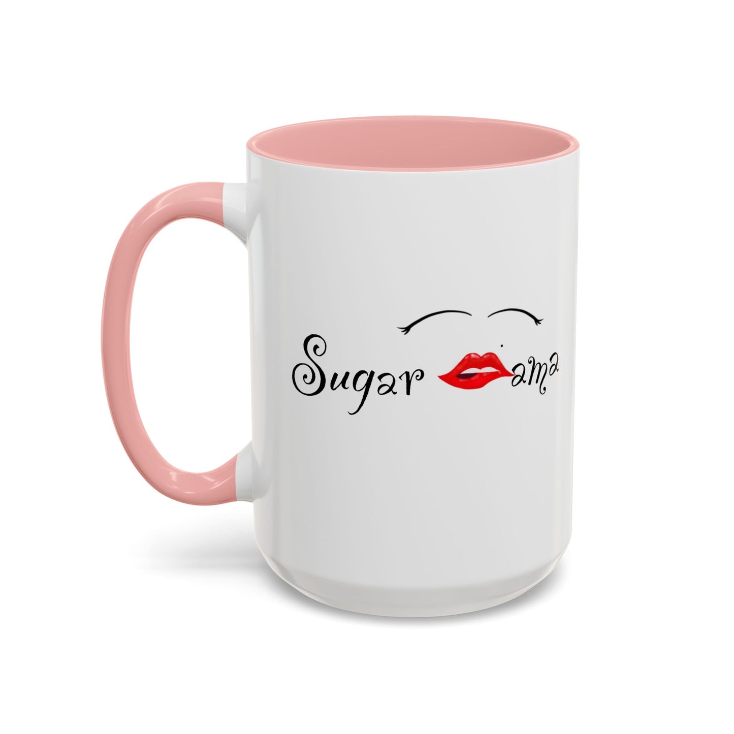 "Sugar Mama" Accent Coffee Mug, 11 Oz and 15 Oz