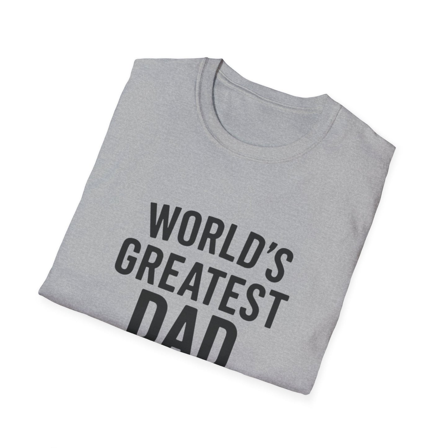 Vintage World's Greatest Dad Est 1990 Softstyle T-Shirt