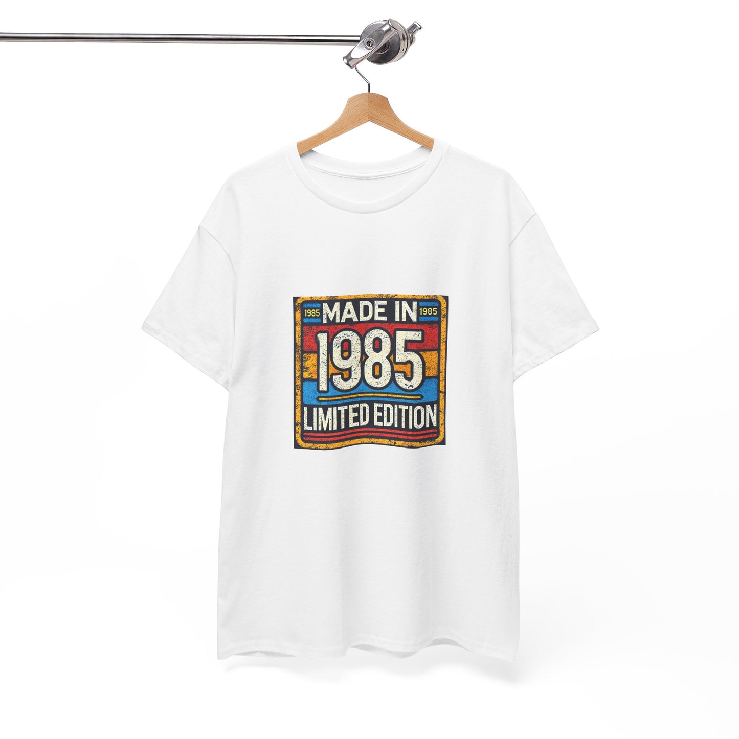 "Made In 1985 Label" 100% Cotton Limited Edition T-Shirt (Unisex)