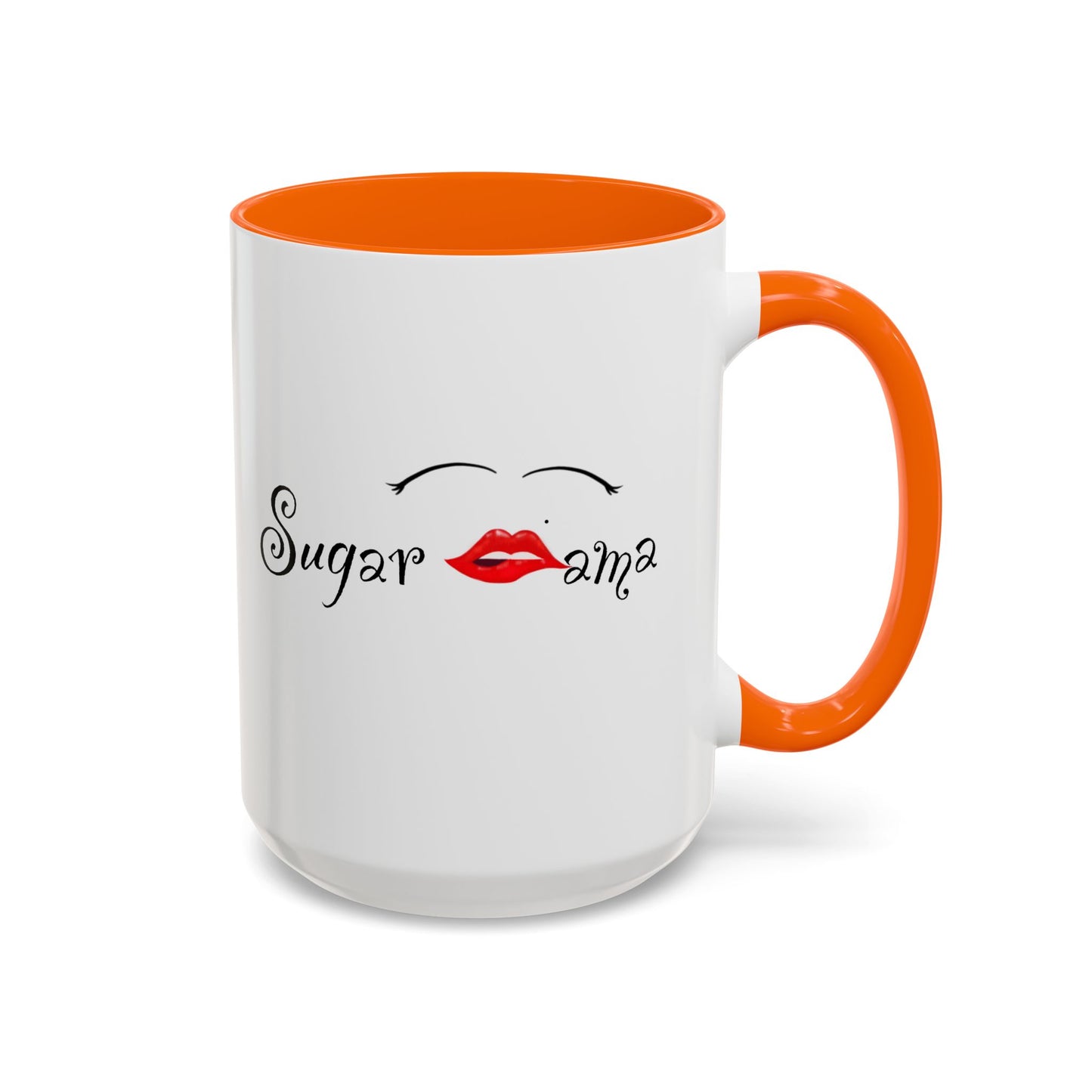 "Sugar Mama" Accent Coffee Mug, 11 Oz and 15 Oz