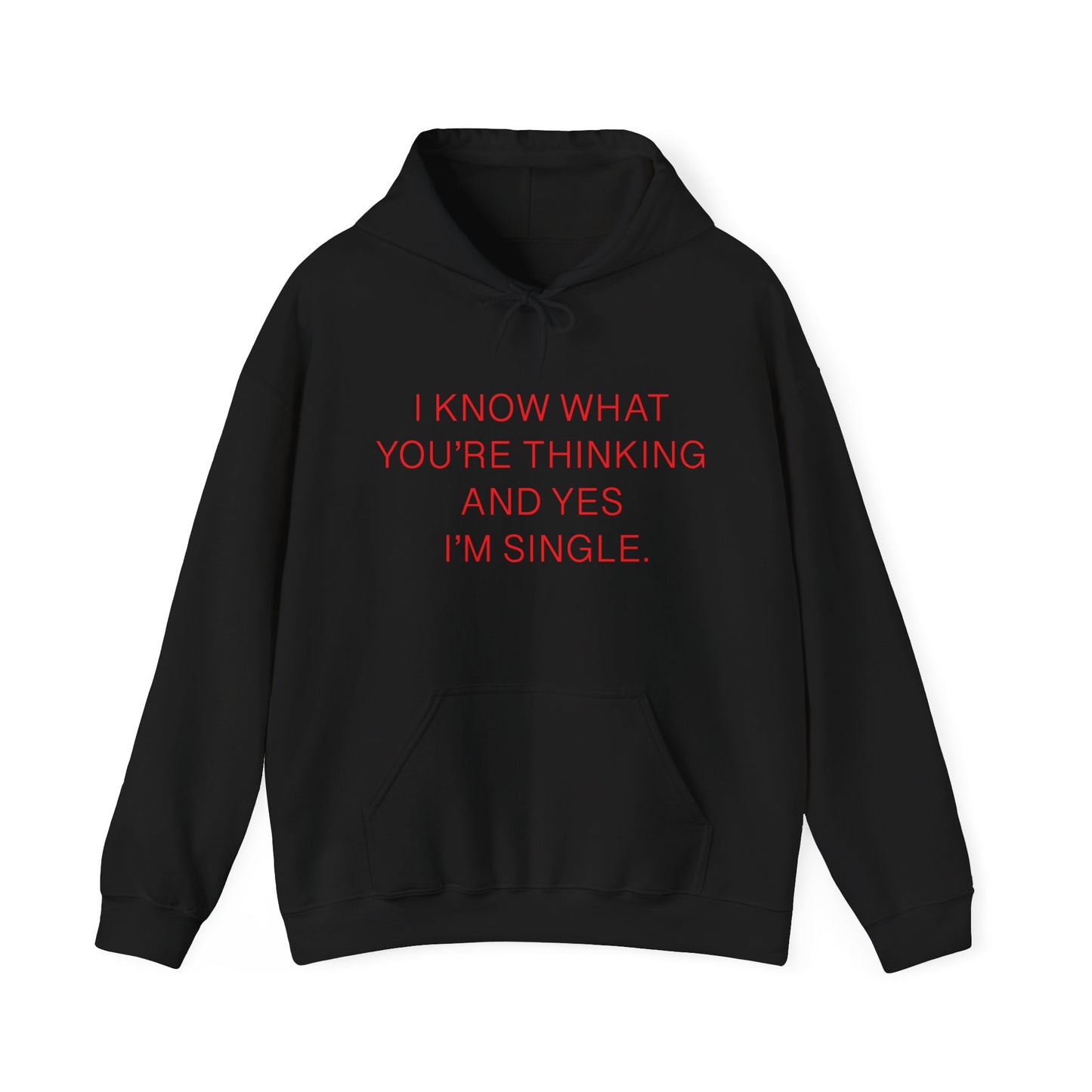 "I Am Single" Heavy Blend™ Hoodie Sweatshirt (Unisex)