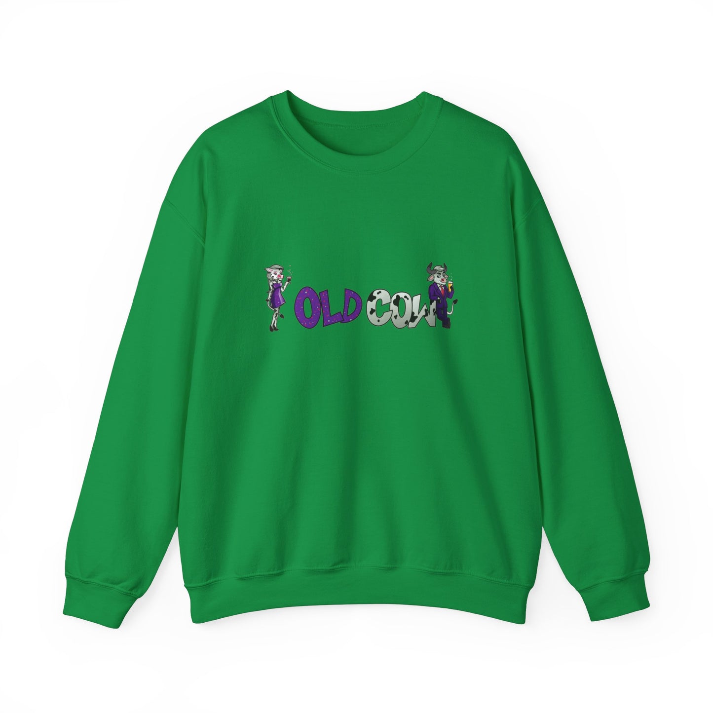 "Old Cow" Heavy Blend™ Crewneck Sweatshirt (Unisex)