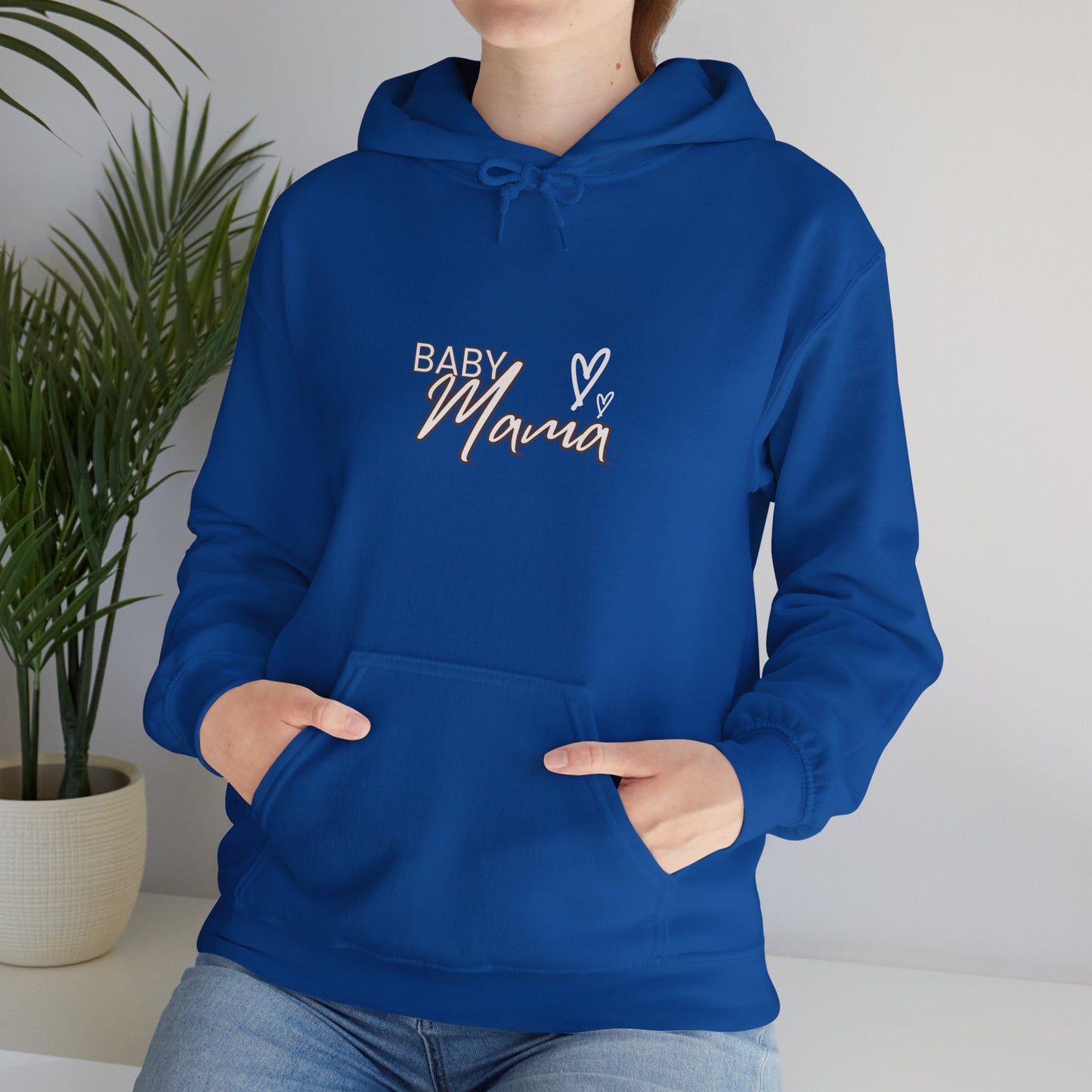 "Baby Mama" Heavy Blend™ Women's Hoodie Sweatshirt