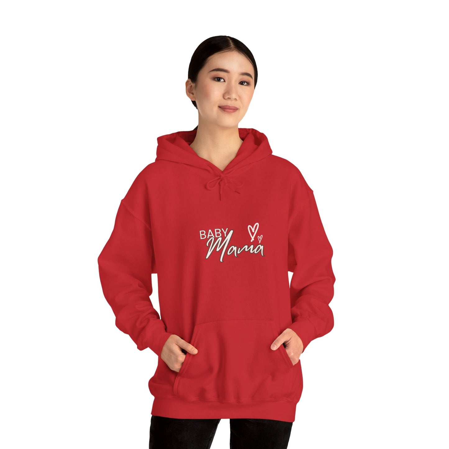 "Baby Mama" Heavy Blend™ Women's Hoodie Sweatshirt