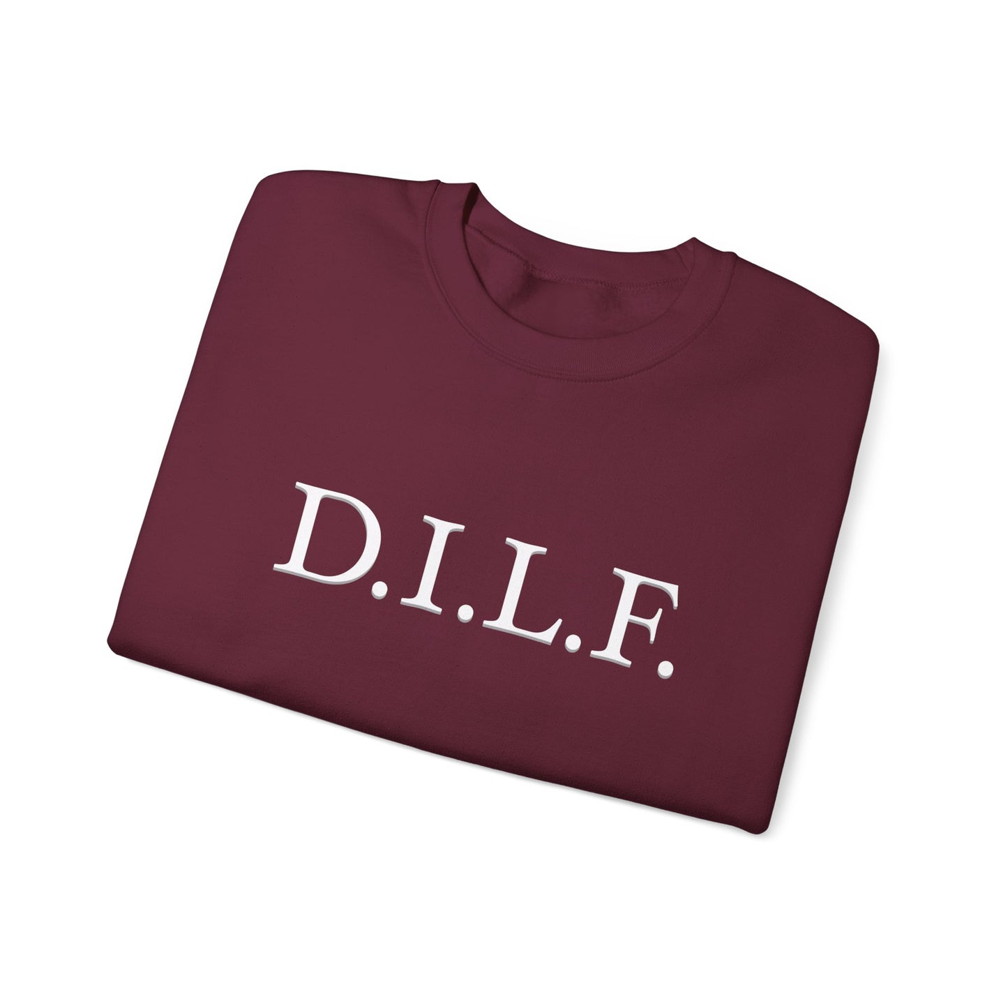"D.I.L.F". Heavy Blend™ Men's Crewneck Sweatshirt
