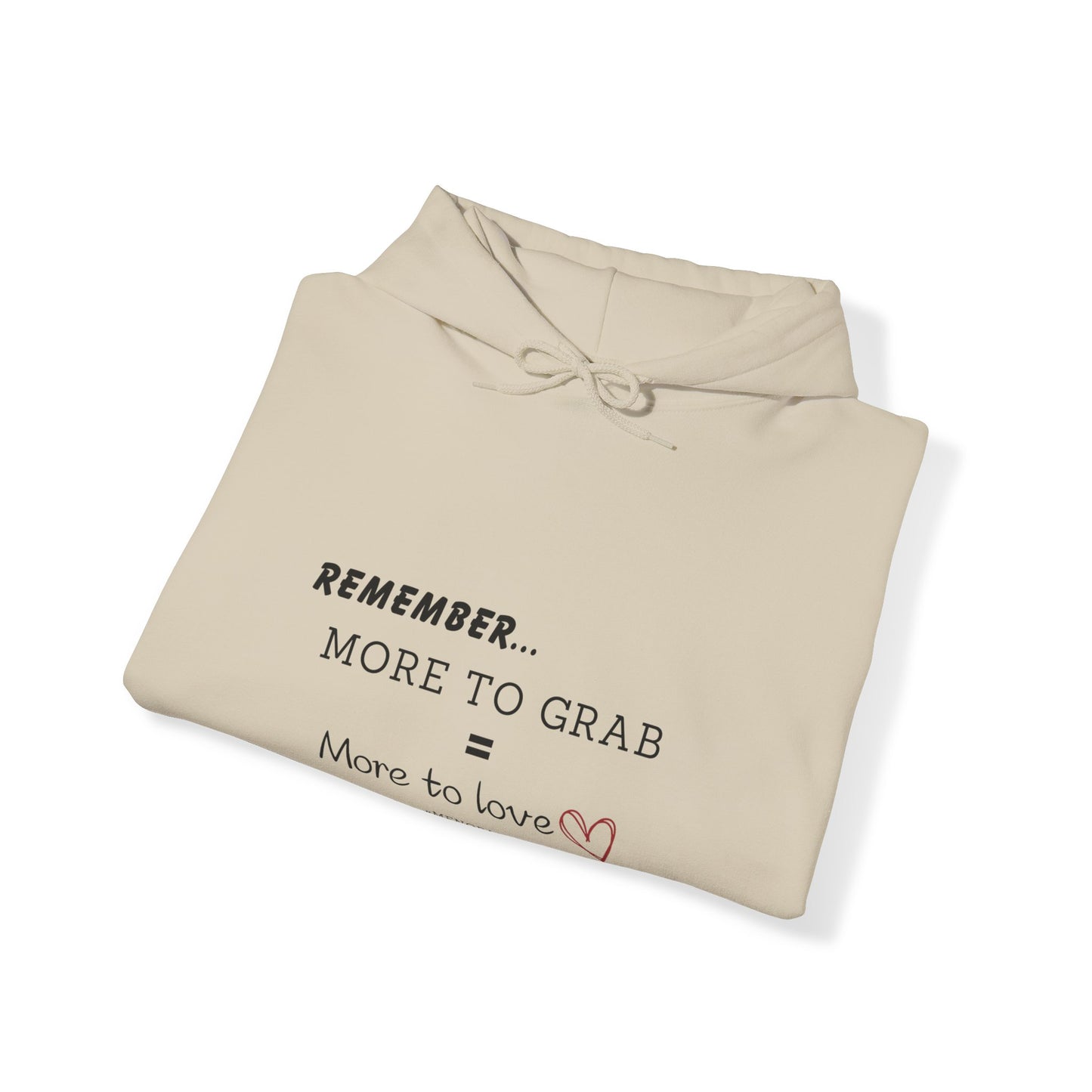 "More To Grab = More To Love, Menopause" Heavy Blend™ Hoodie Sweatshirt