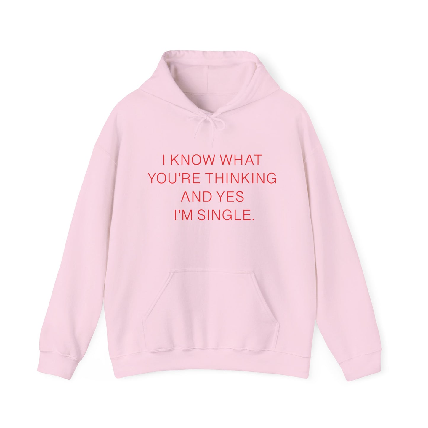"I Am Single" Heavy Blend™ Hoodie Sweatshirt (Unisex)