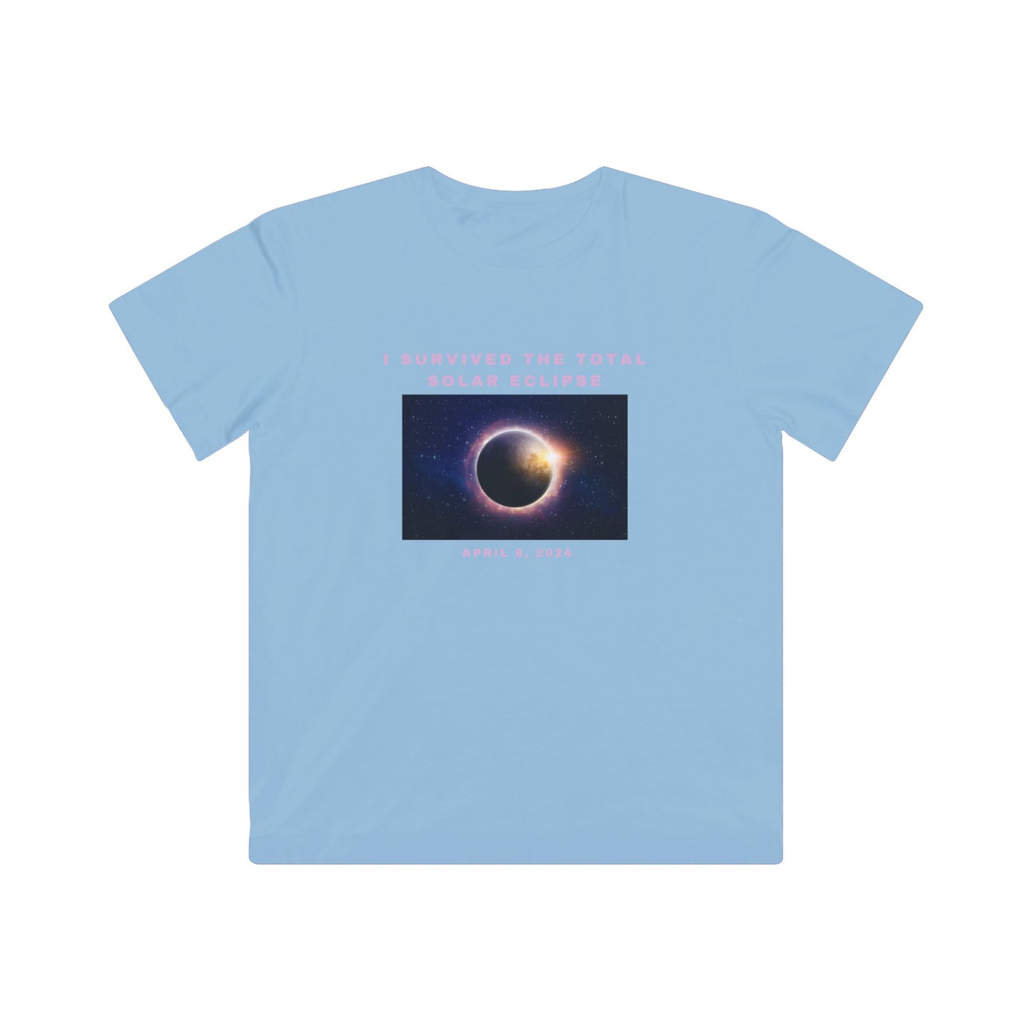 "I Survived The Total Solar Eclipse" Kids Fine Jersey Tee (Unisex)
