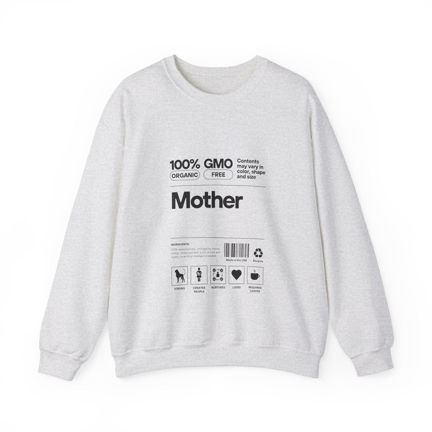 "Mother" List Of Ingredients Women's Heavy Blend™ Crewneck Sweatshirt