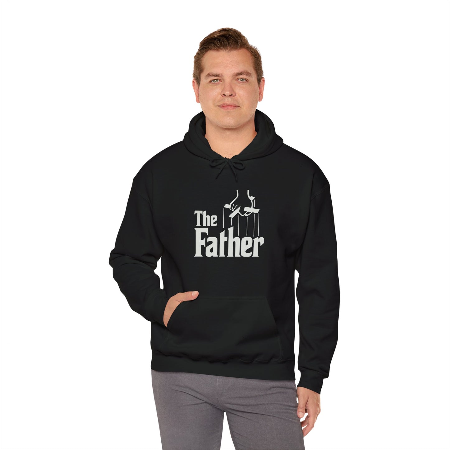 Hooded Sweatshirt - "The Father" Godfather Logo Inspired Design