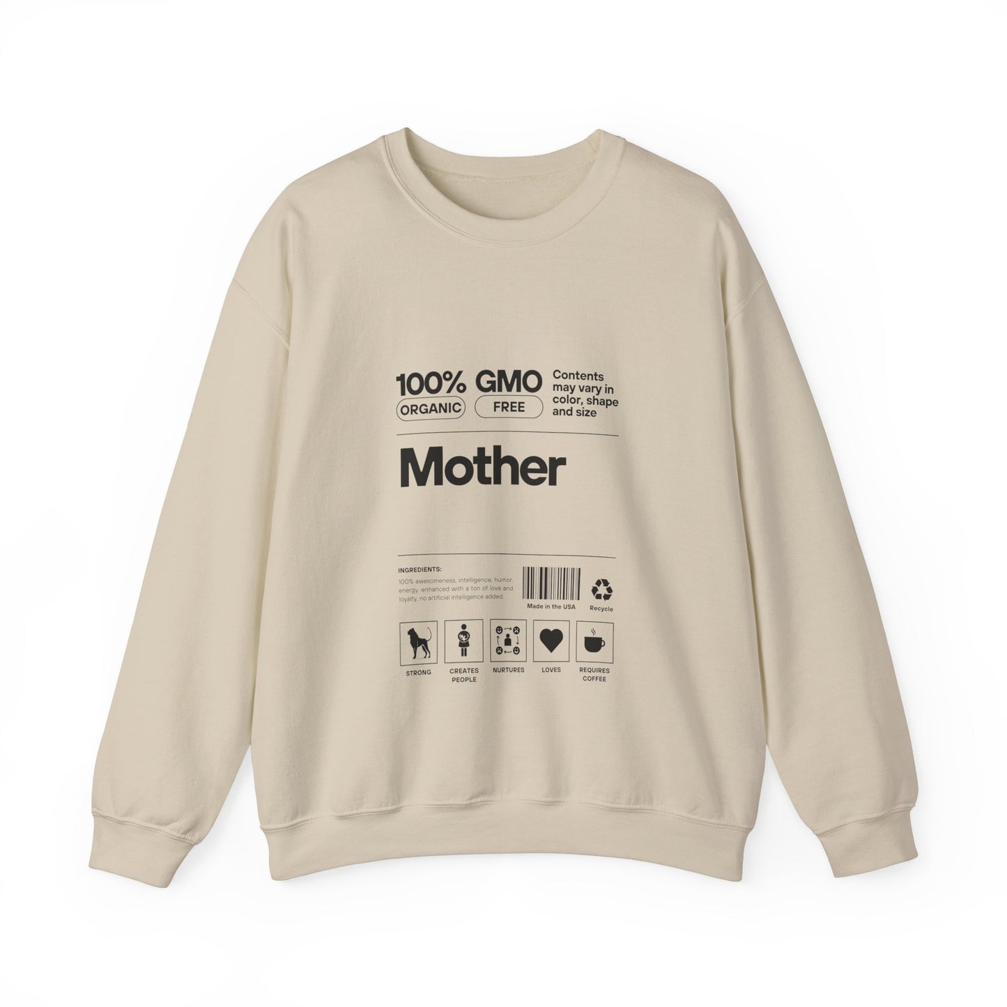 "Mother" List Of Ingredients Women's Heavy Blend™ Crewneck Sweatshirt