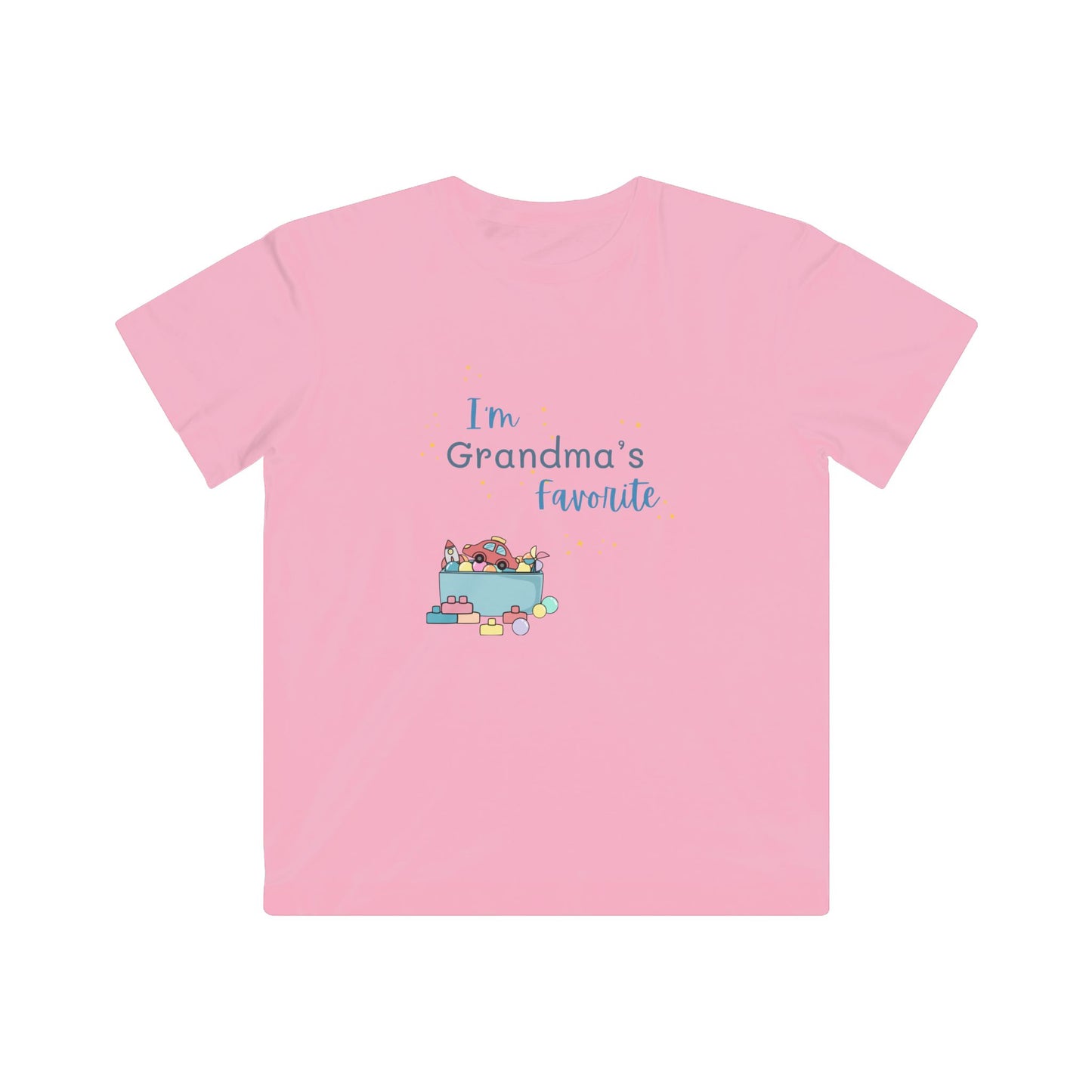 "I'm Grandma's Favorite" Kids Fine Jersey Tee (Unisex)