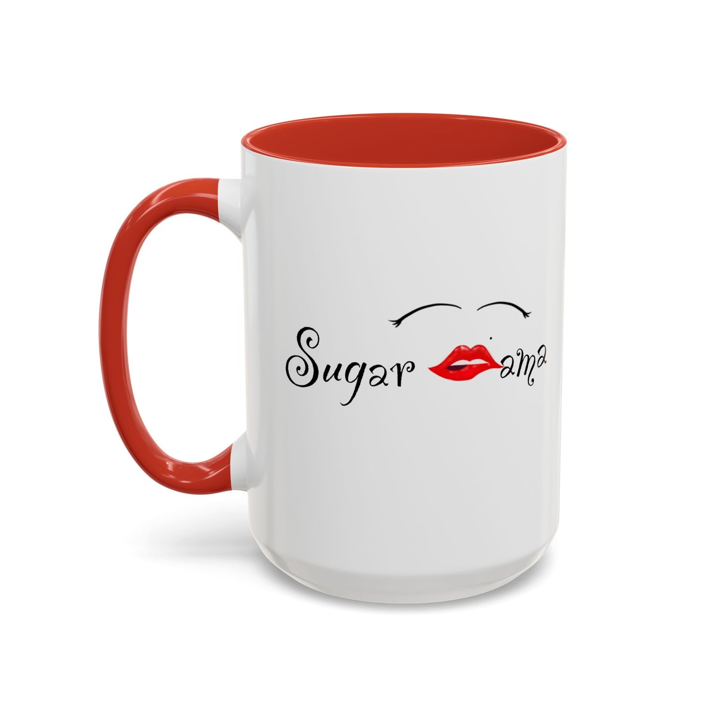 "Sugar Mama" Accent Coffee Mug, 11 Oz and 15 Oz