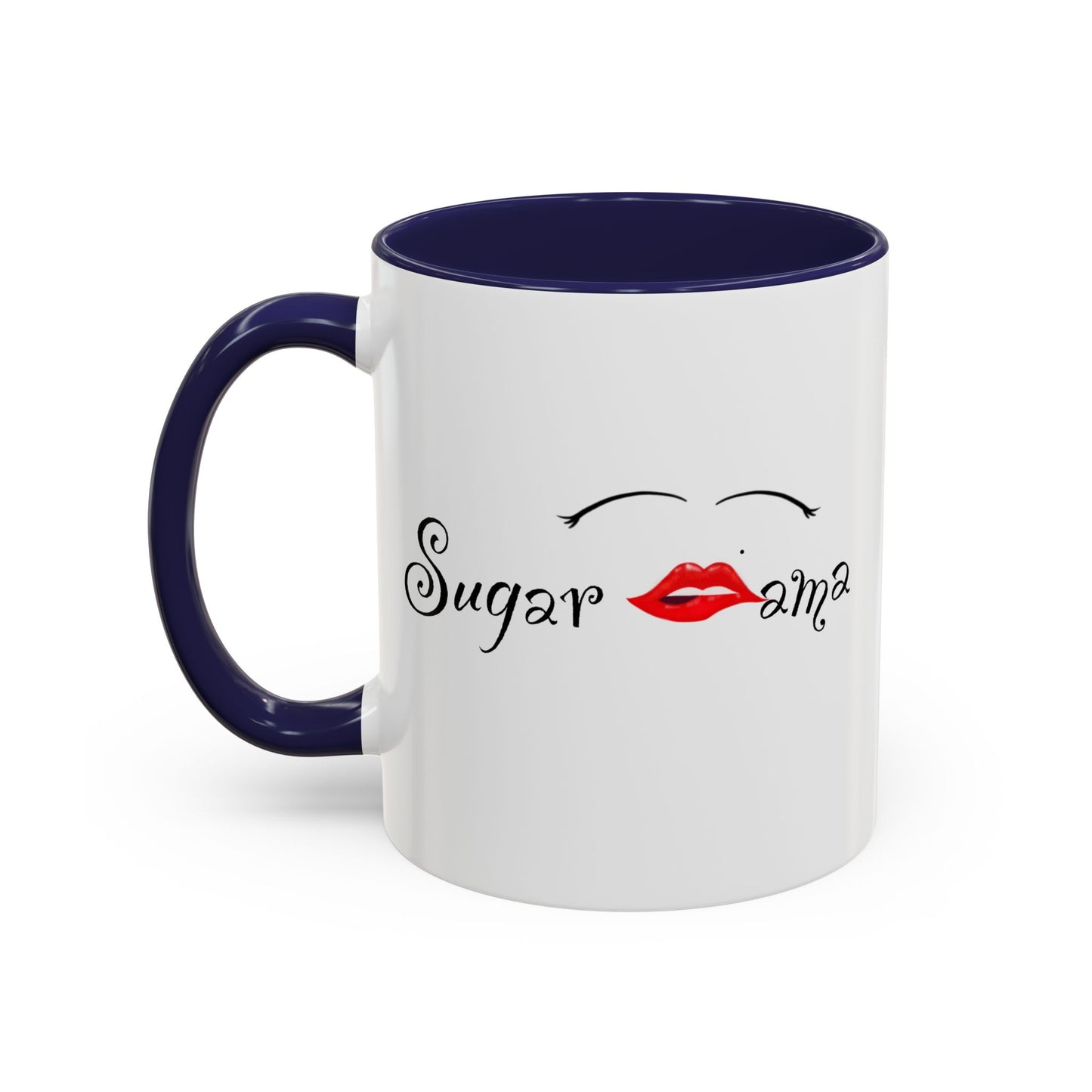 "Sugar Mama" Accent Coffee Mug, 11 Oz and 15 Oz