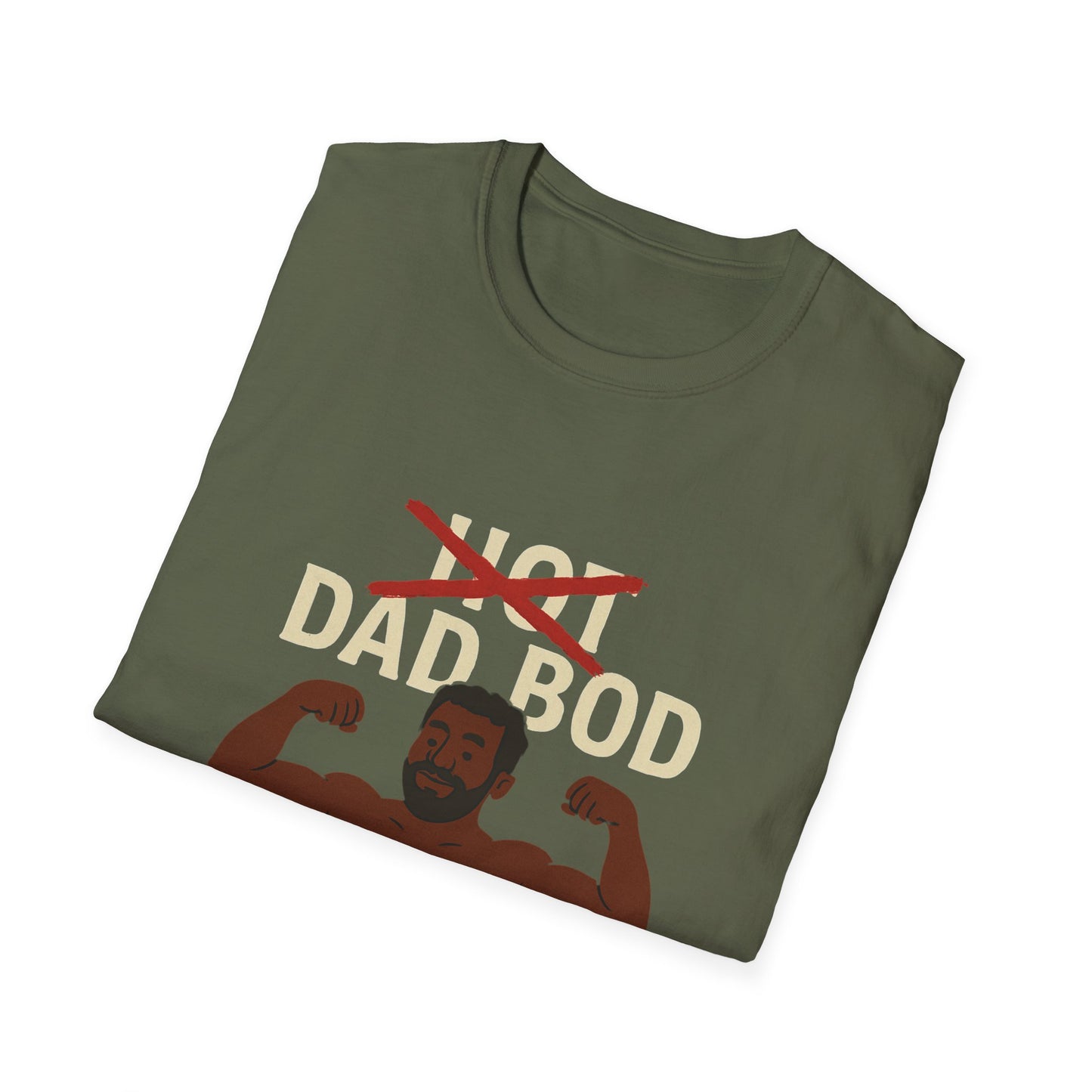 Vintage Hot Dad Bod Softstyle T-Shirt