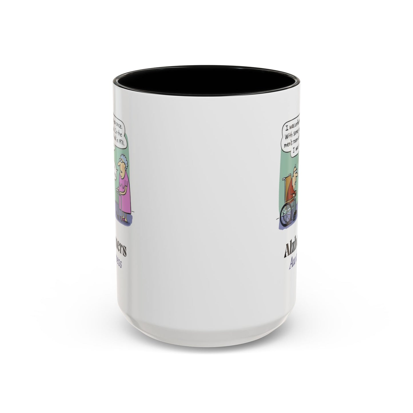 "Alzheimers Awareness" Accent Coffee Mug, 11 Oz and 15 Oz