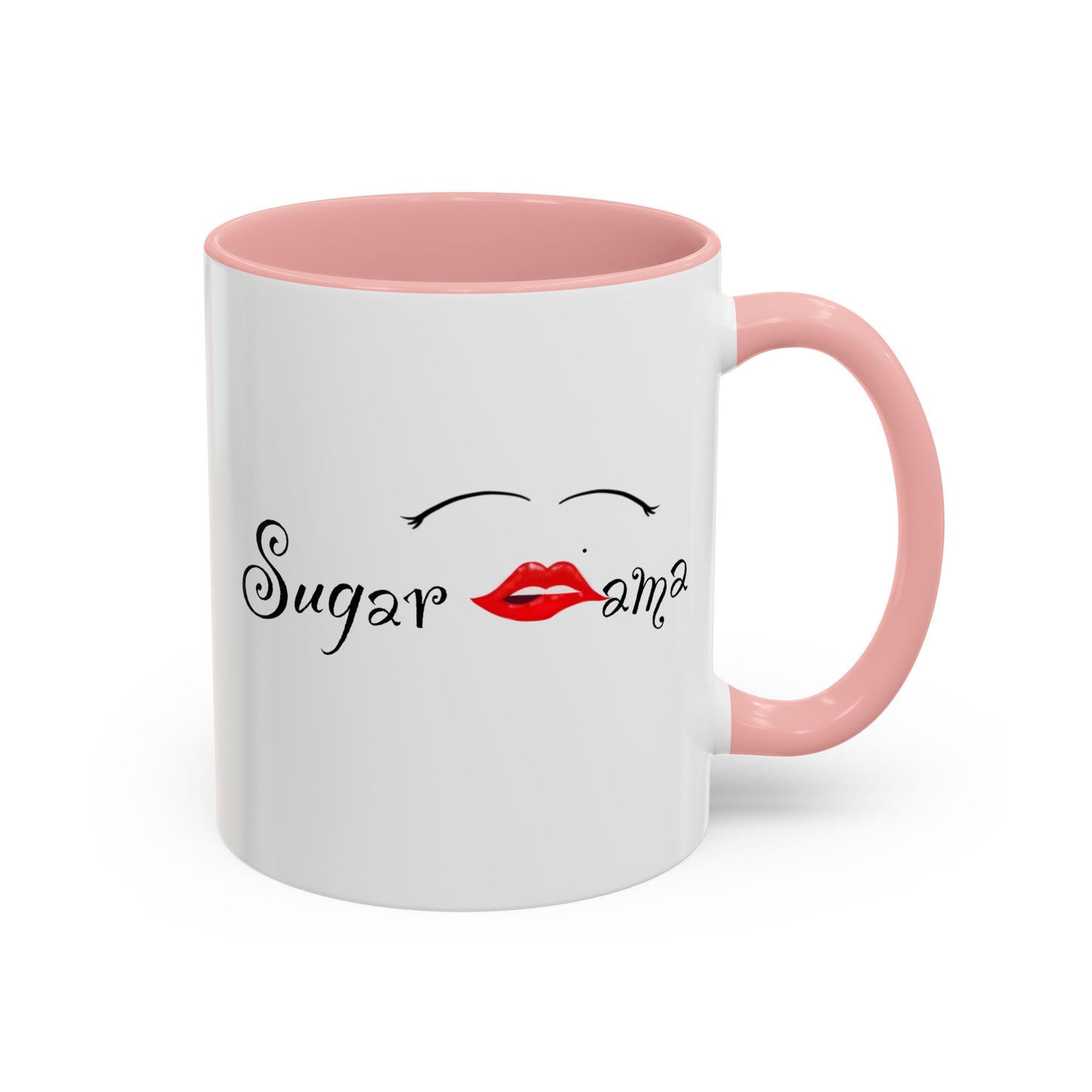 "Sugar Mama" Accent Coffee Mug, 11 Oz and 15 Oz