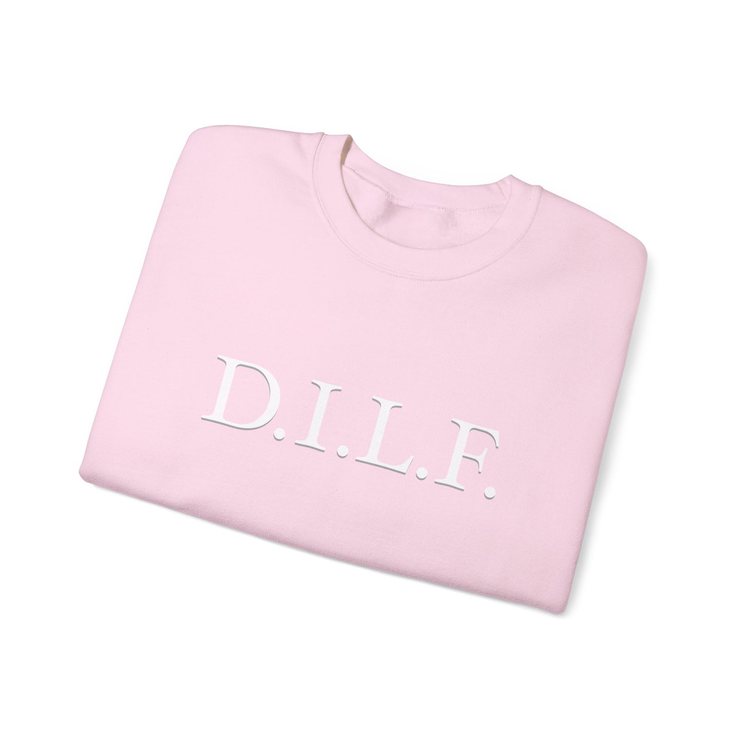 "D.I.L.F". Heavy Blend™ Men's Crewneck Sweatshirt