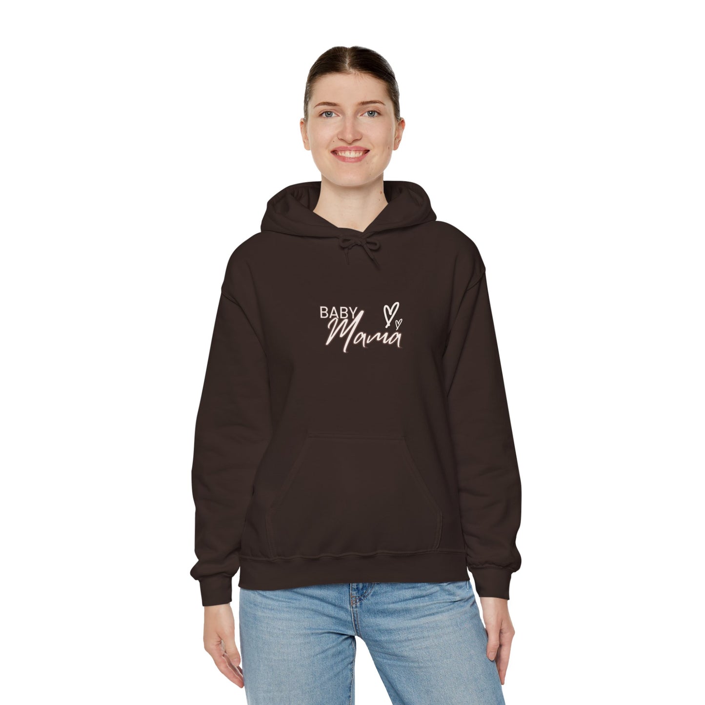 "Baby Mama" Heavy Blend™ Women's Hoodie Sweatshirt
