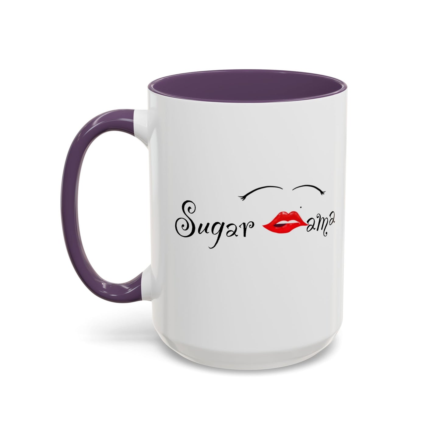 "Sugar Mama" Accent Coffee Mug, 11 Oz and 15 Oz