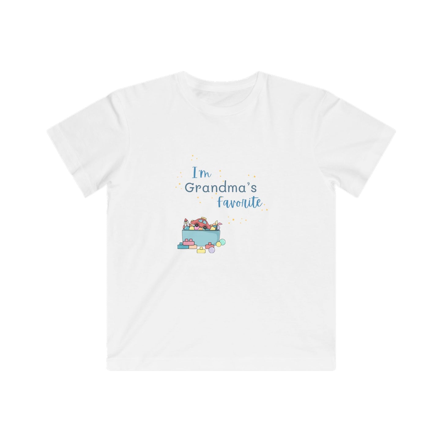 "I'm Grandma's Favorite" Kids Fine Jersey Tee (Unisex)