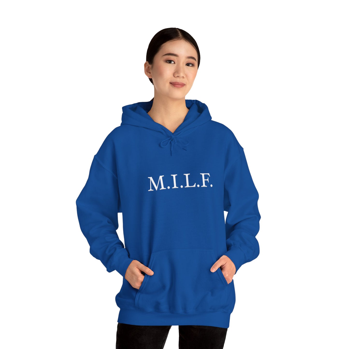 "M.I.L.F." Women's Heavy Blend™ Hoodie Sweatshirt (Unisex)