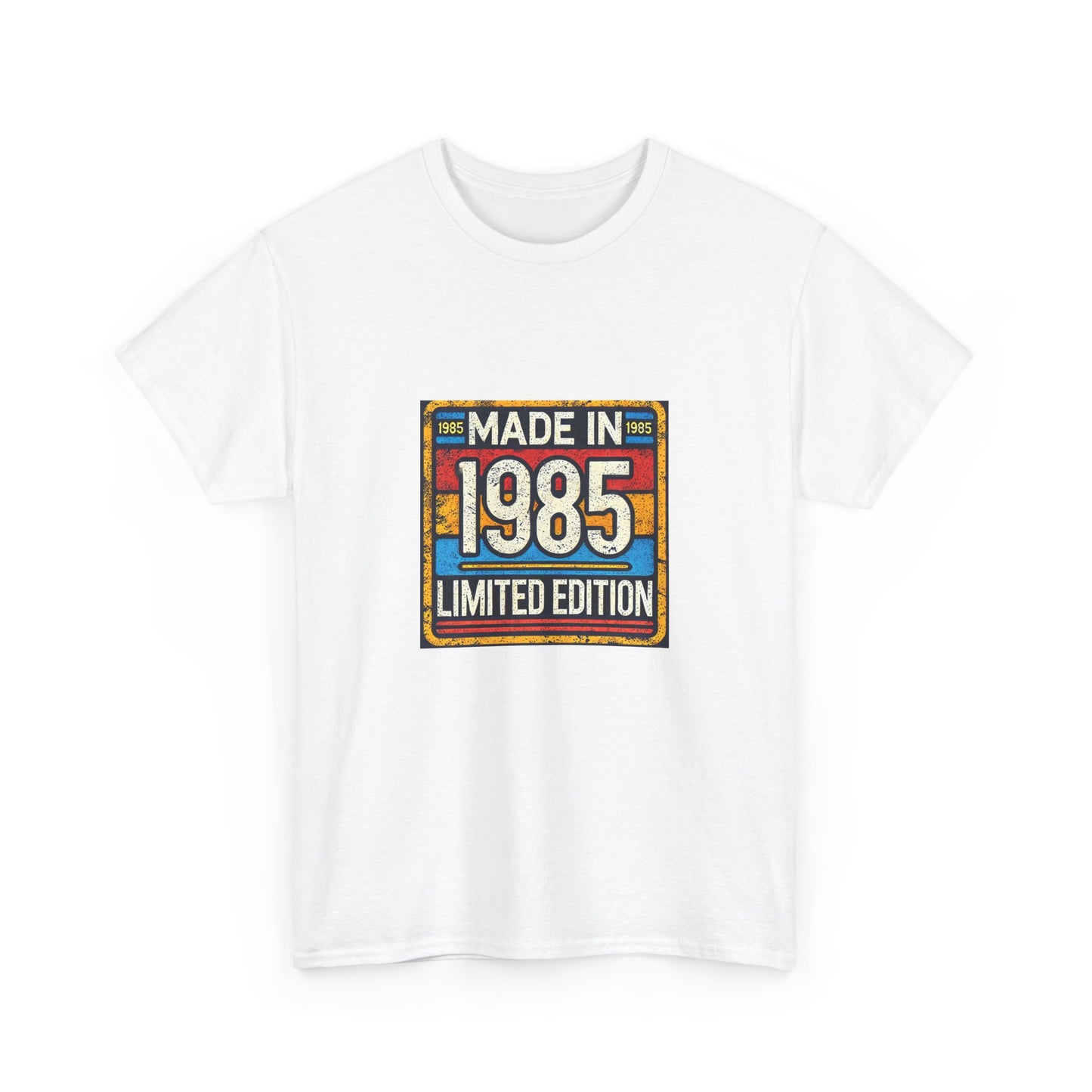 "Made In 1985 Label" 100% Cotton Limited Edition T-Shirt (Unisex)