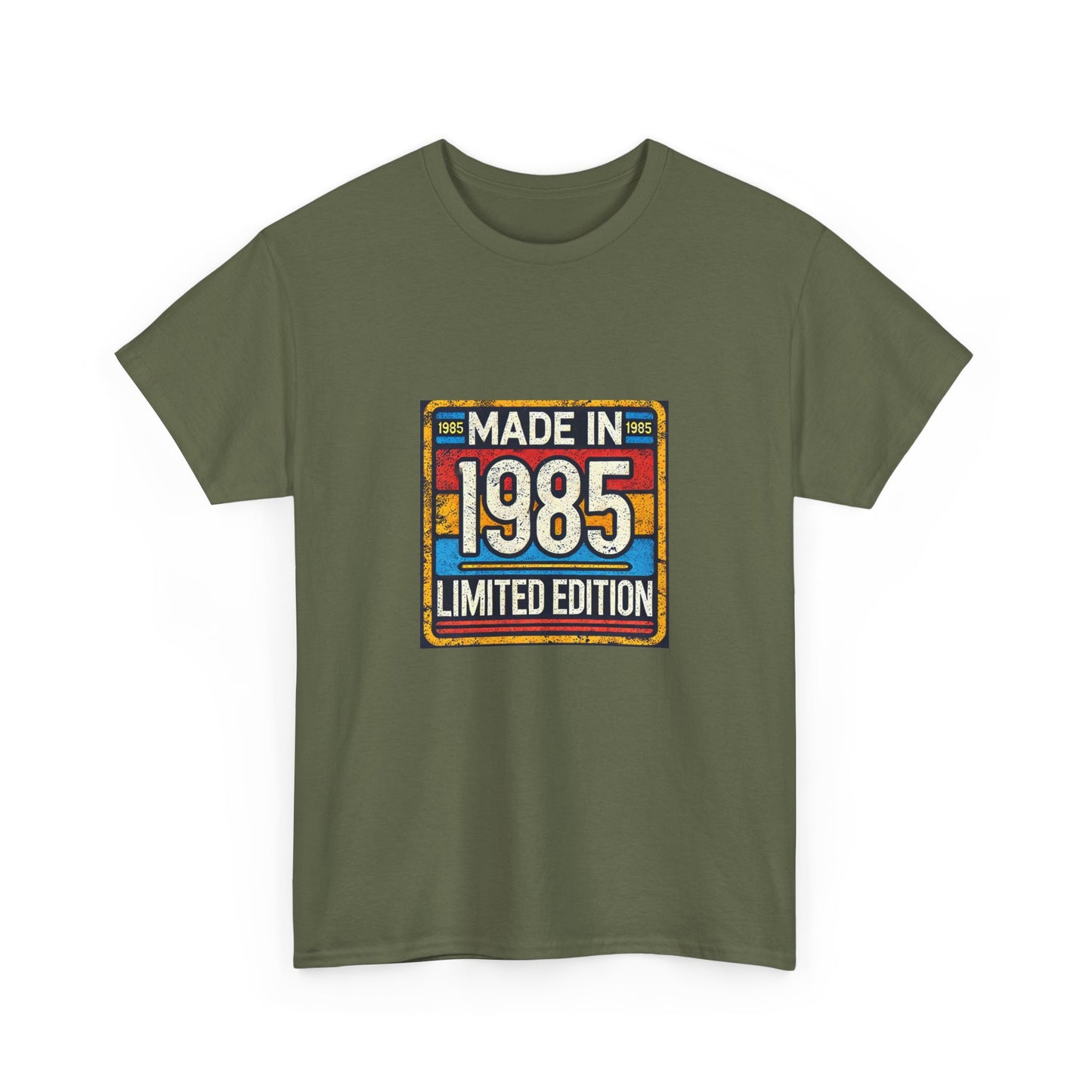 "Made In 1985 Label" 100% Cotton Limited Edition T-Shirt (Unisex)
