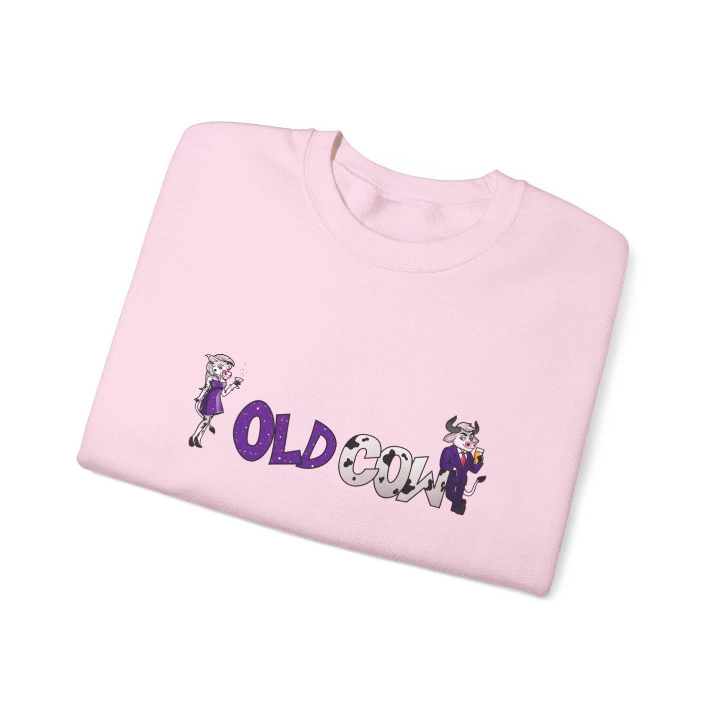 "Old Cow" Heavy Blend™ Crewneck Sweatshirt (Unisex)