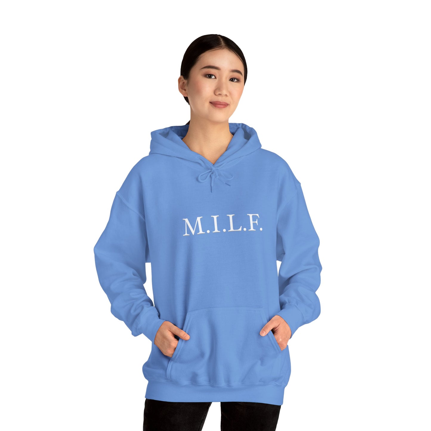 "M.I.L.F." Women's Heavy Blend™ Hoodie Sweatshirt (Unisex)
