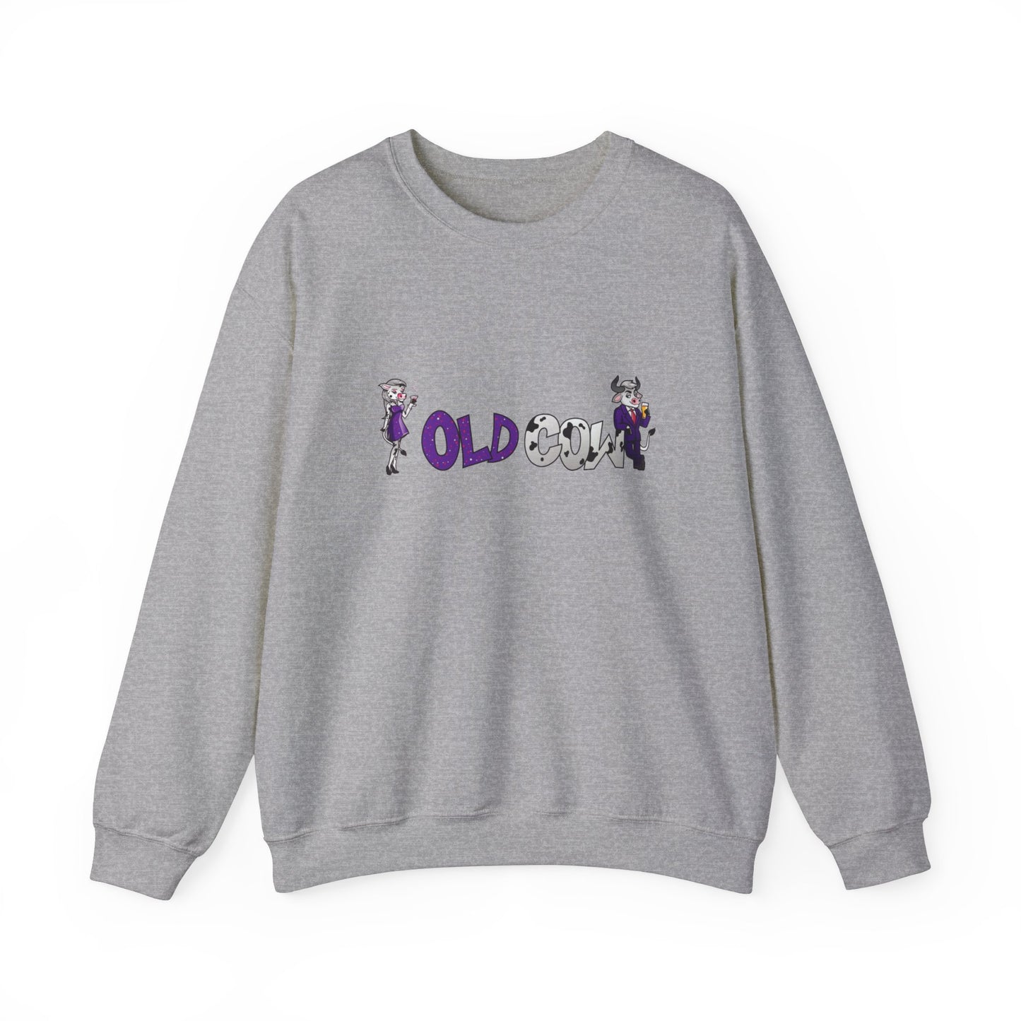 "Old Cow" Heavy Blend™ Crewneck Sweatshirt (Unisex)
