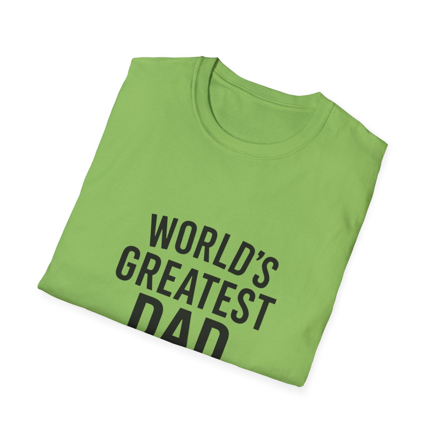 Vintage World's Greatest Dad Est 1960 Softstyle T-Shirt