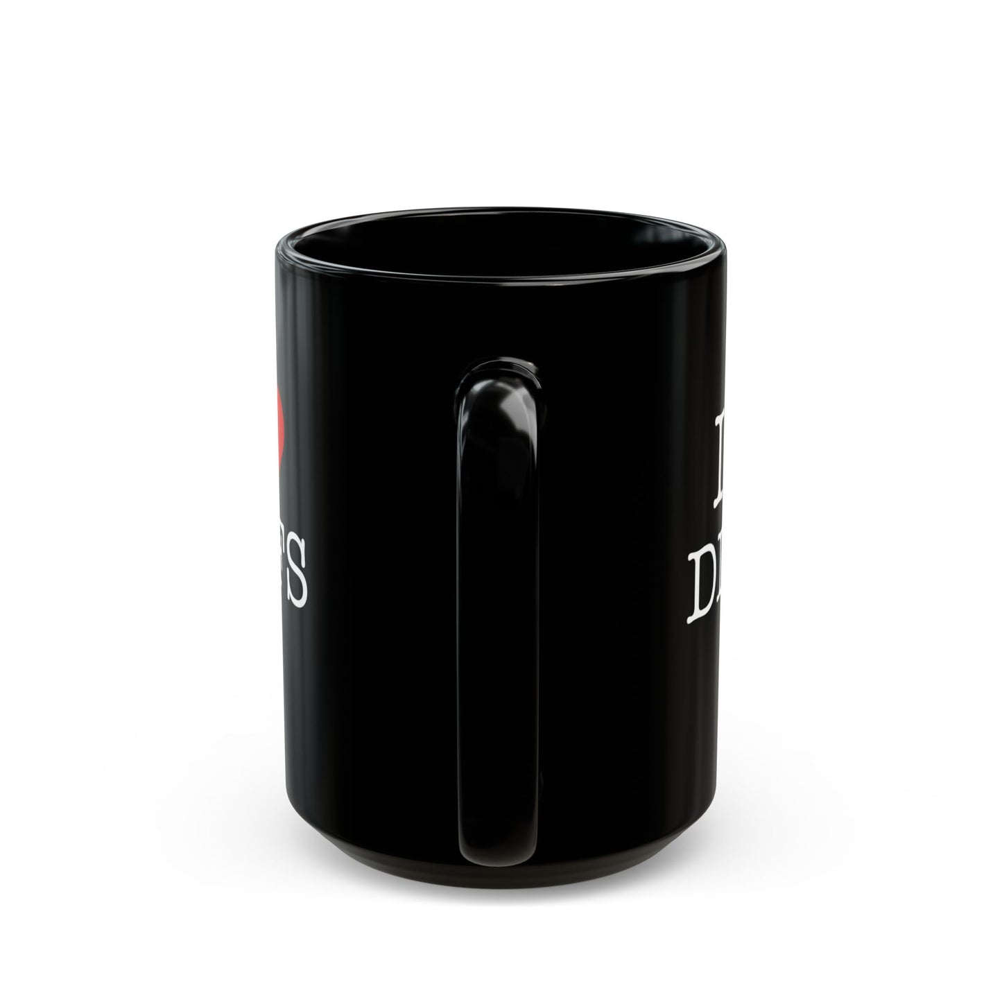 "I Love DILFS" Black Coffee Mug, 11 0z and 15 Oz