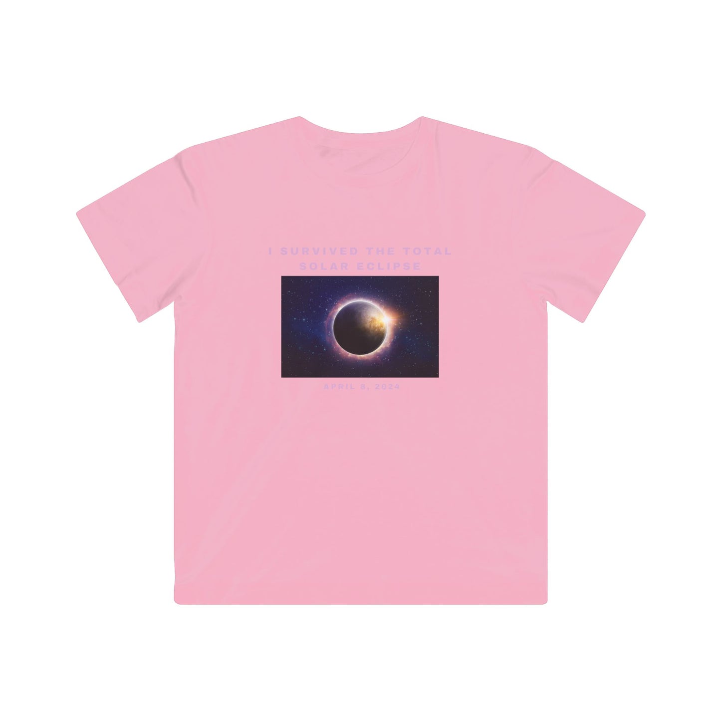 "I Survived The Total Solar Eclipse" Kids Fine Jersey Tee (Unisex)