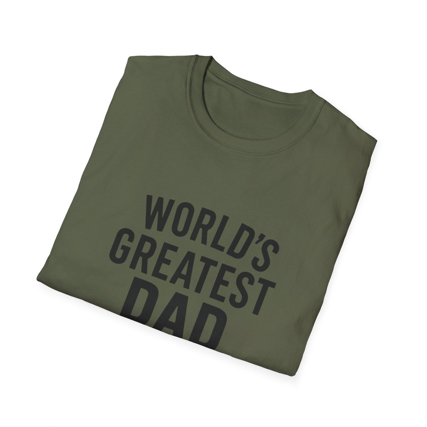 Vintage World's Greatest Dad Est 1980 Softstyle T-Shirt