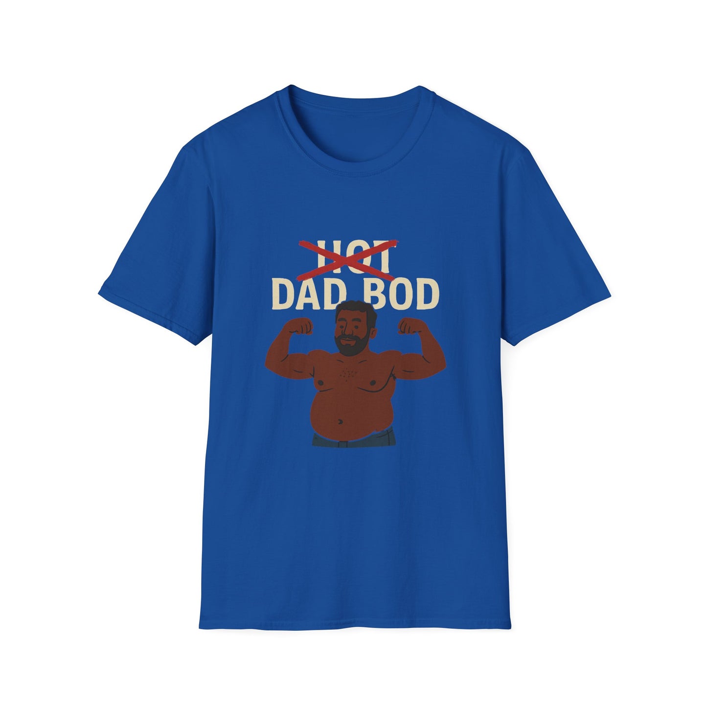 Vintage Hot Dad Bod Softstyle T-Shirt