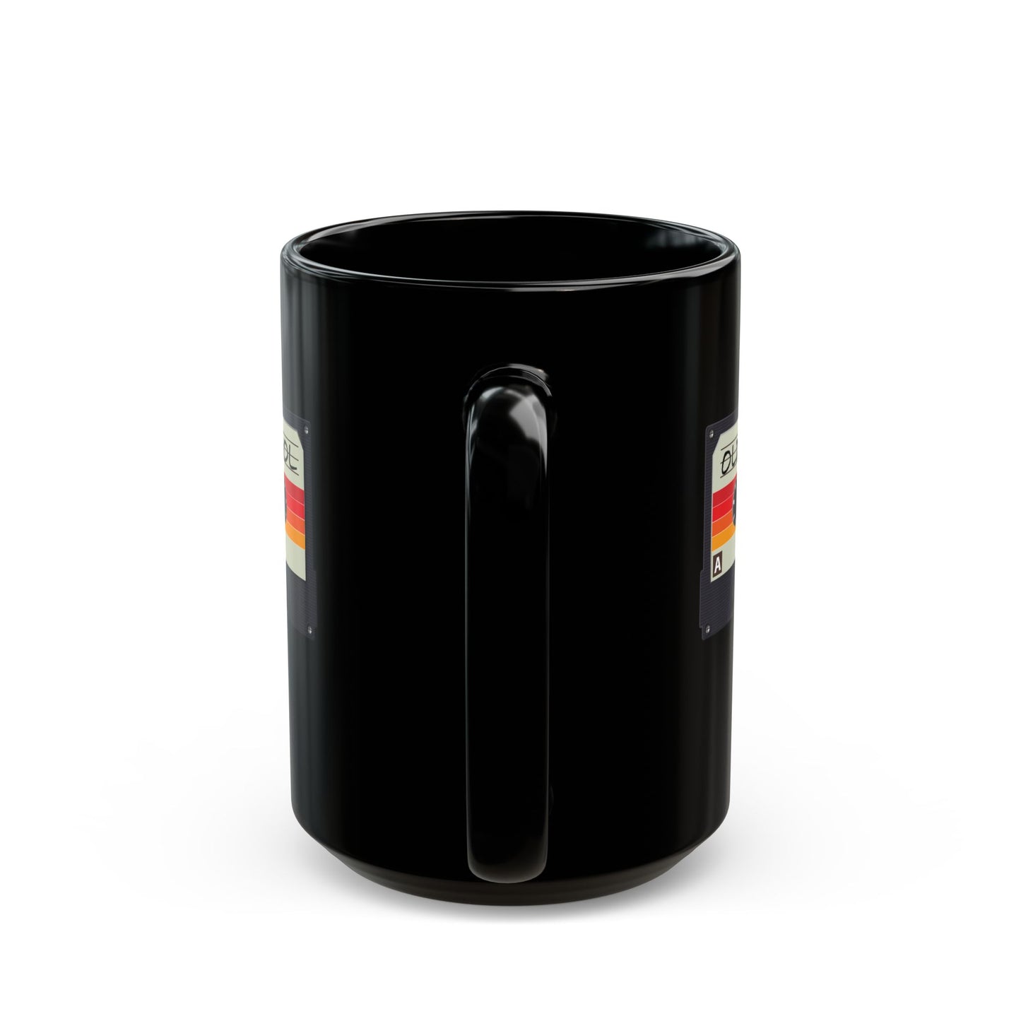 "Old School" Black Coffee Mug, 11 0z and 15 Oz