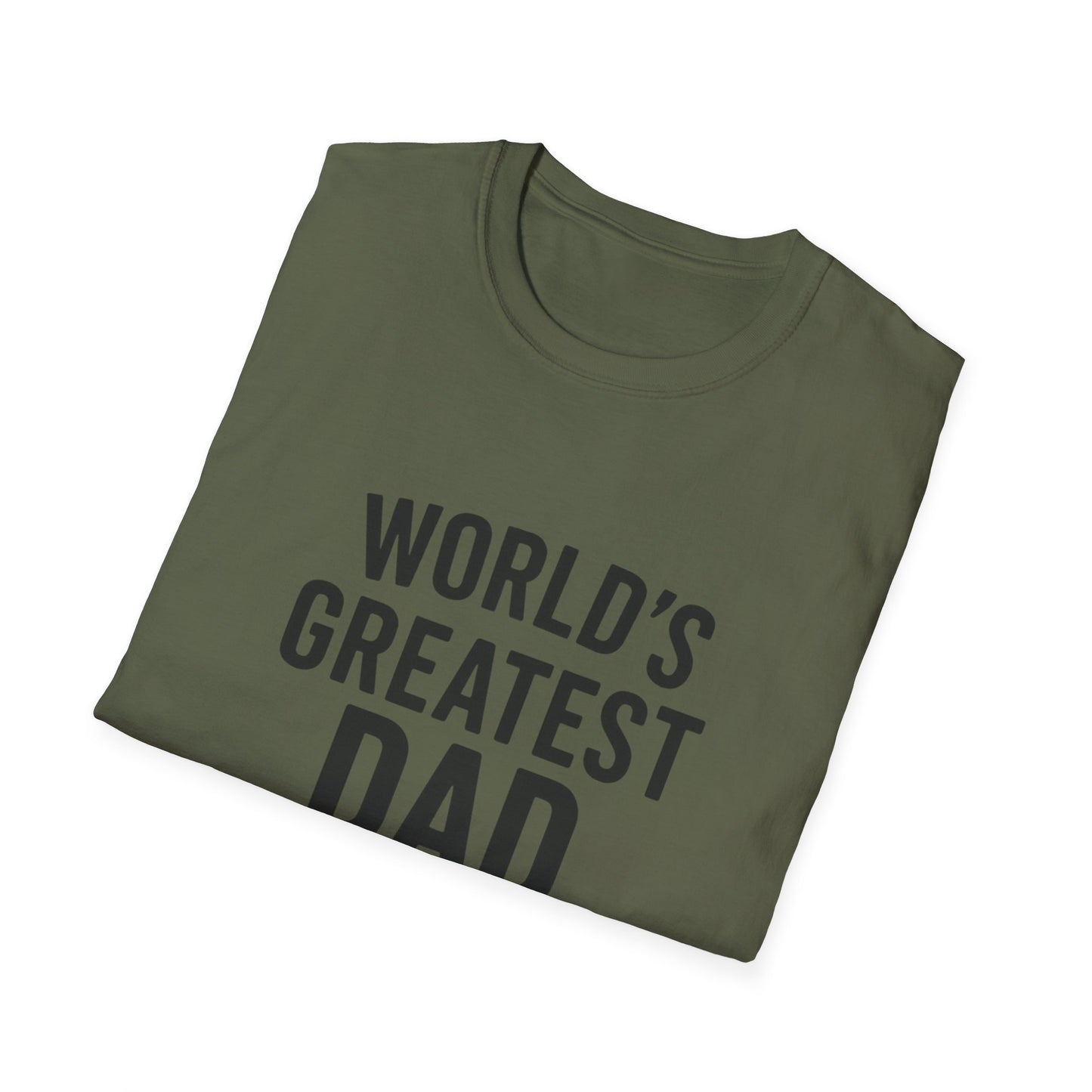 Vintage World's Greatest Dad Est 1990 Softstyle T-Shirt