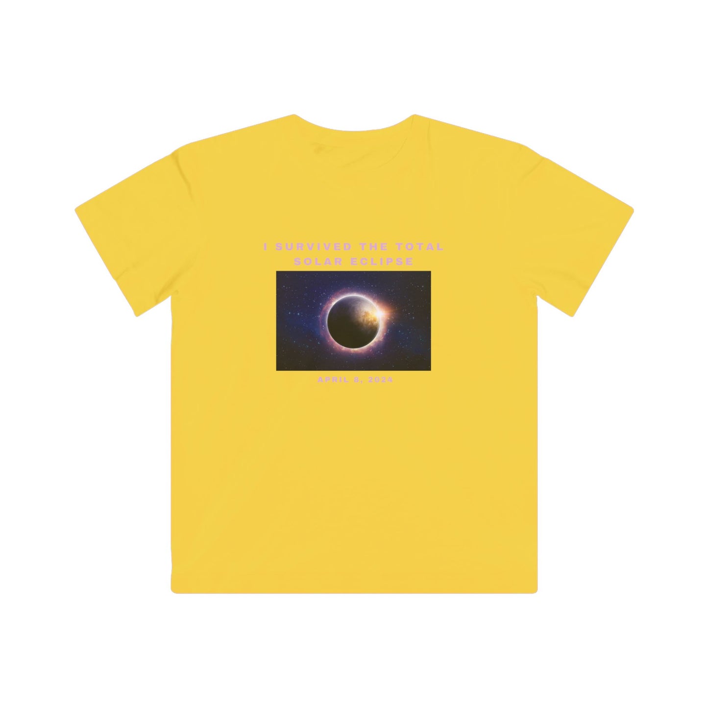 "I Survived The Total Solar Eclipse" Kids Fine Jersey Tee (Unisex)
