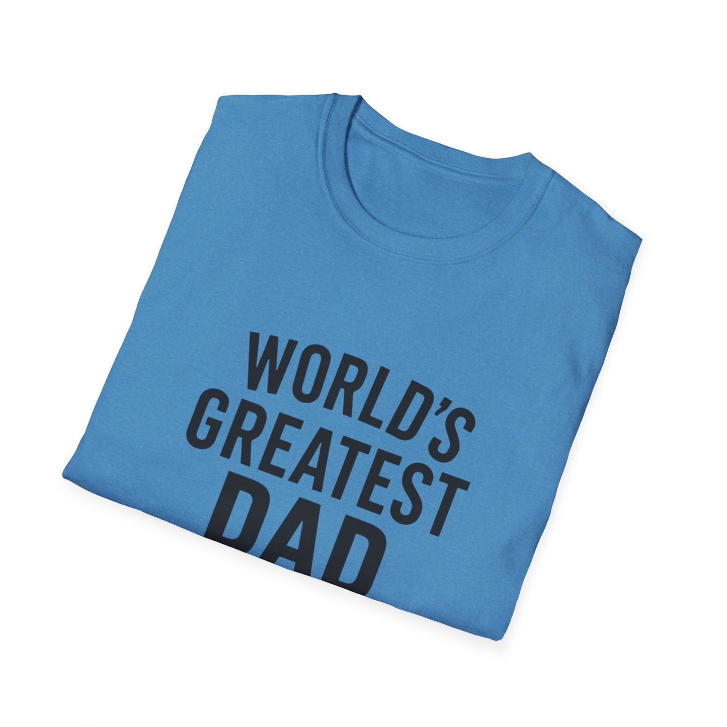 Vintage World's Greatest Dad Est 1980 Softstyle T-Shirt