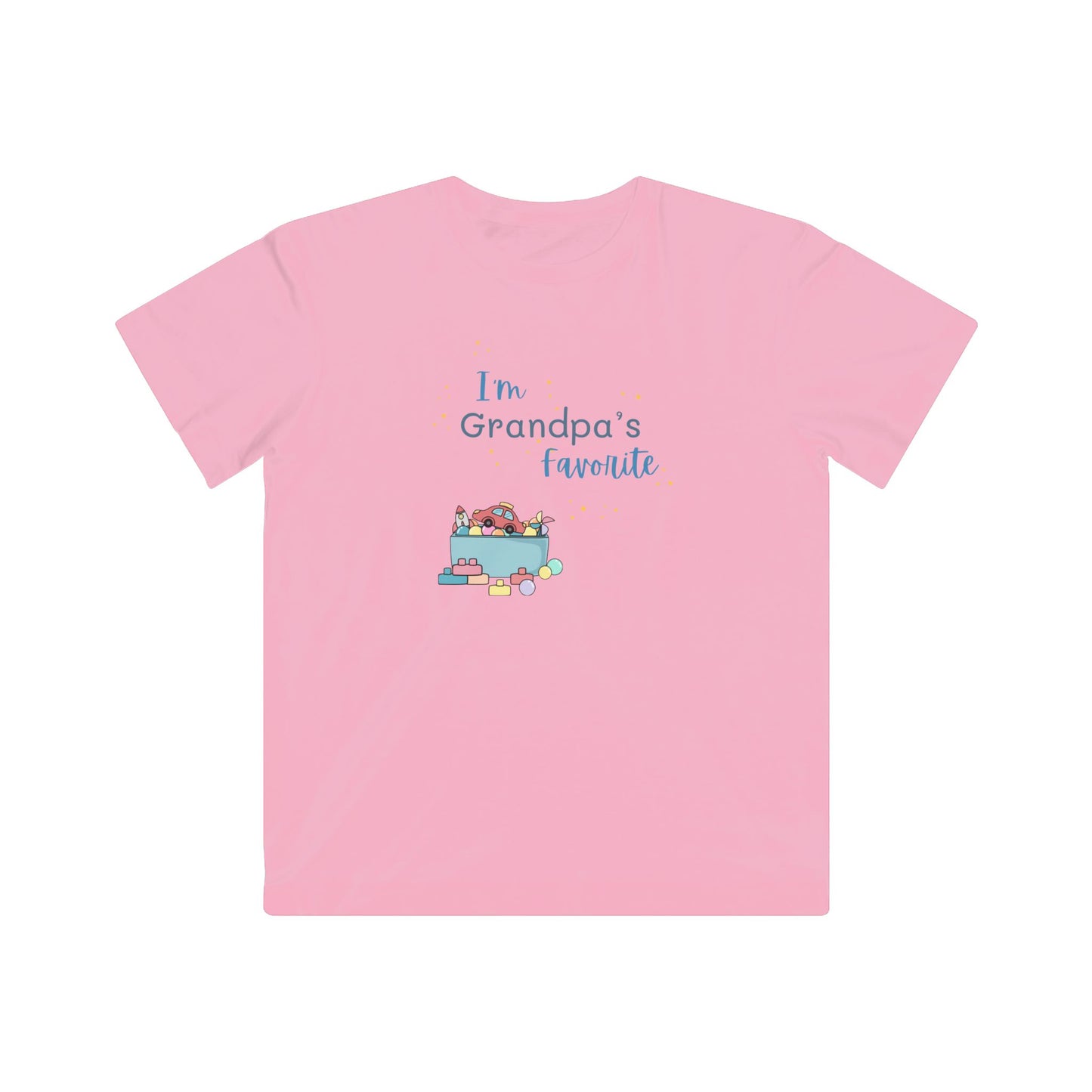 "I'm Grandpa's Favorite" Kids Fine Jersey Tee (Unisex)